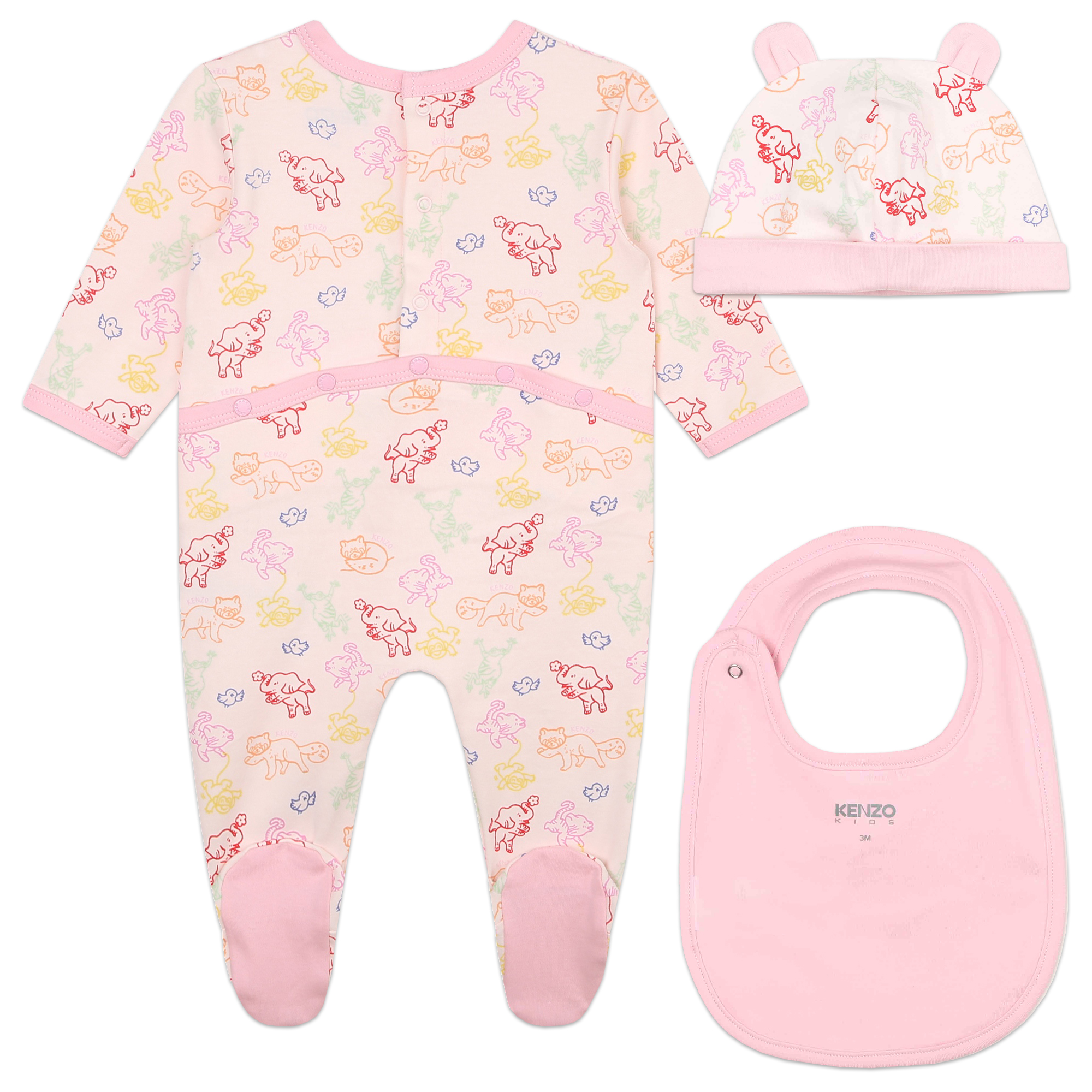 Set van pyjama en accessoires KENZO KIDS Voor