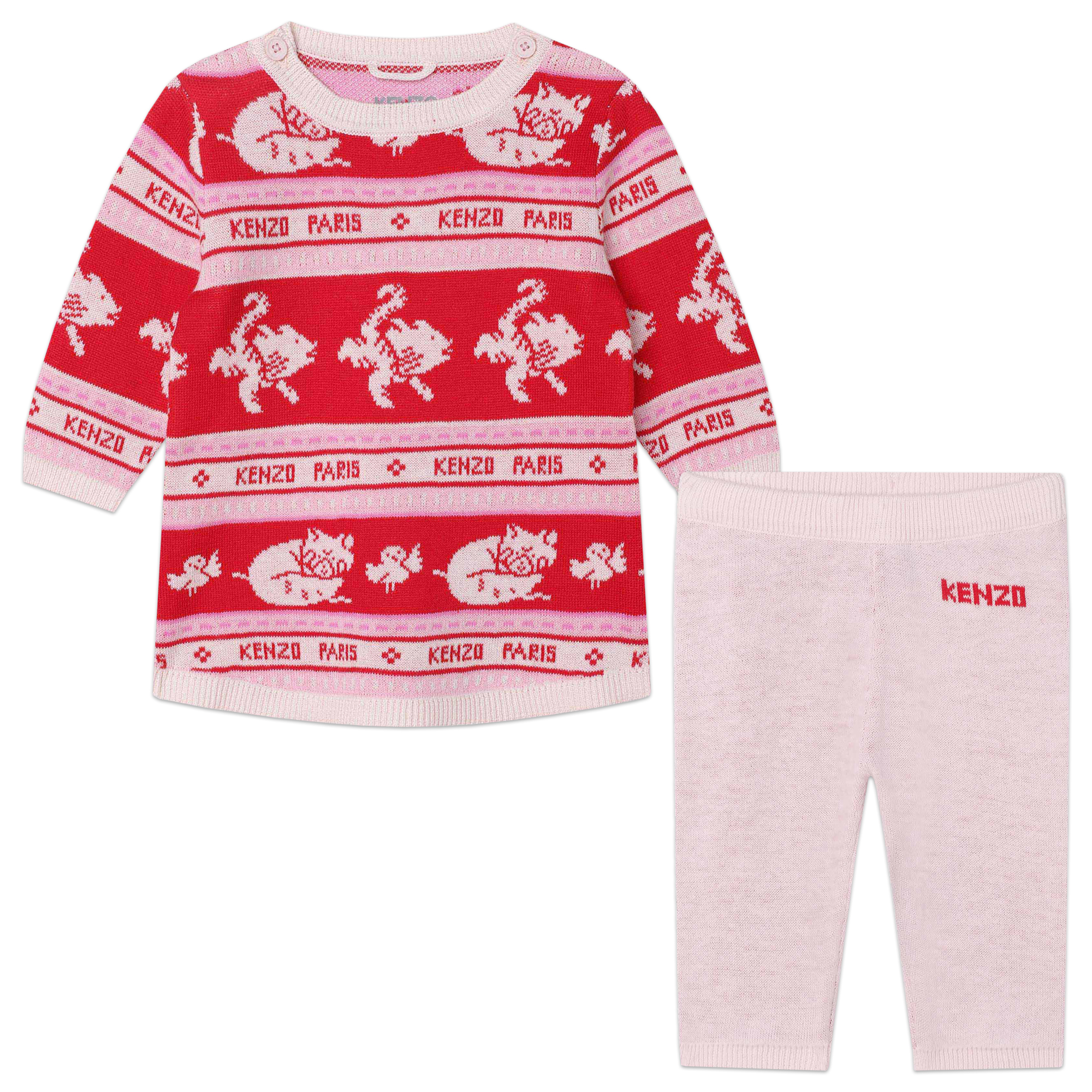 Dress + trousers outfit KENZO KIDS for GIRL