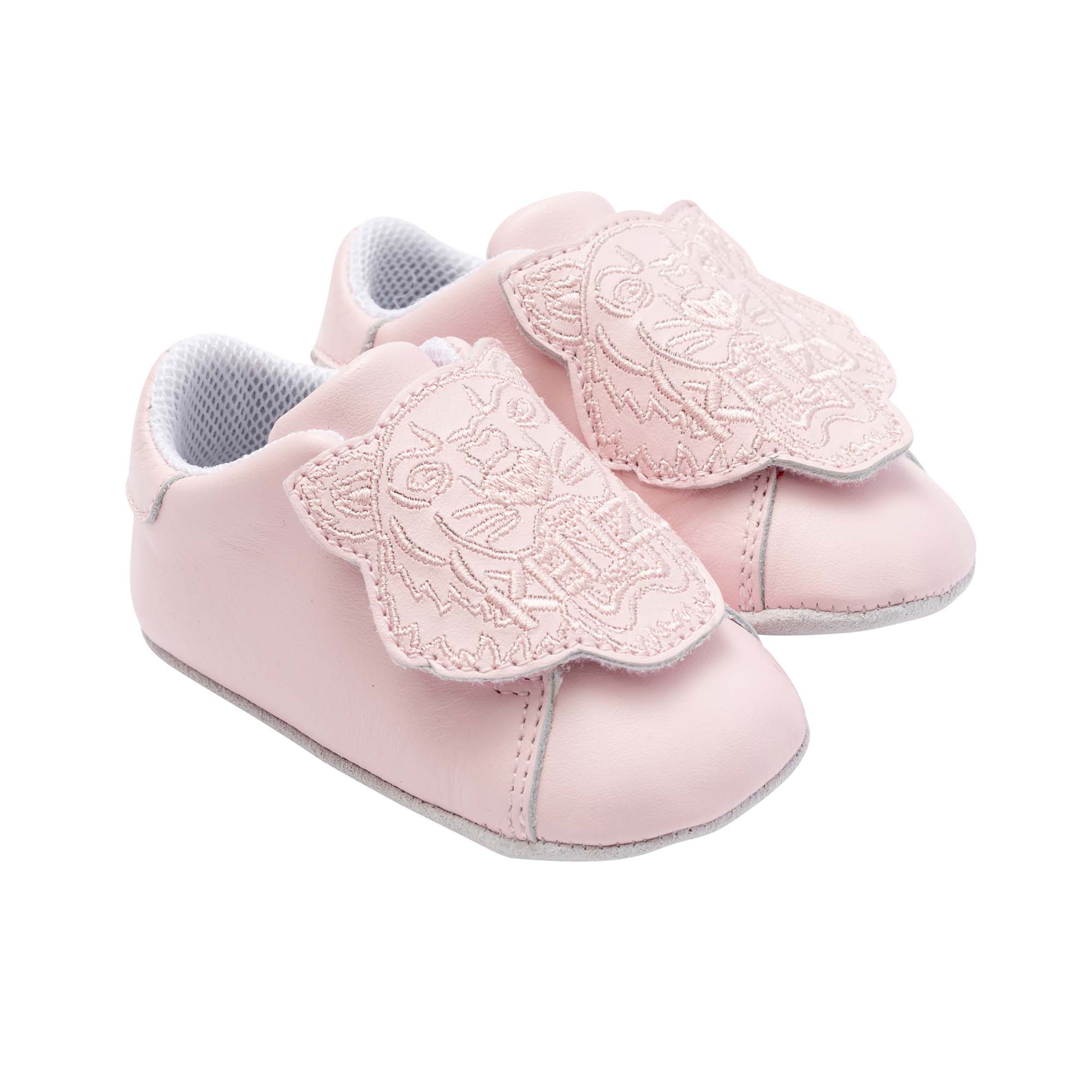 Embroidered leather slippers KENZO KIDS for GIRL