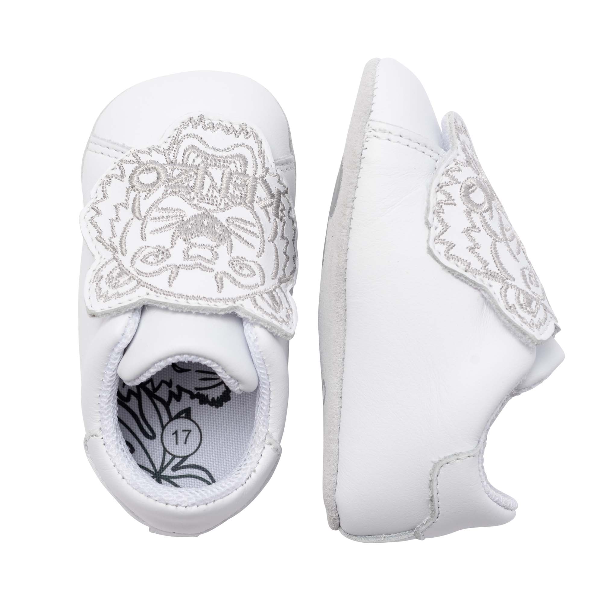Embroidered leather slippers KENZO KIDS for BOY