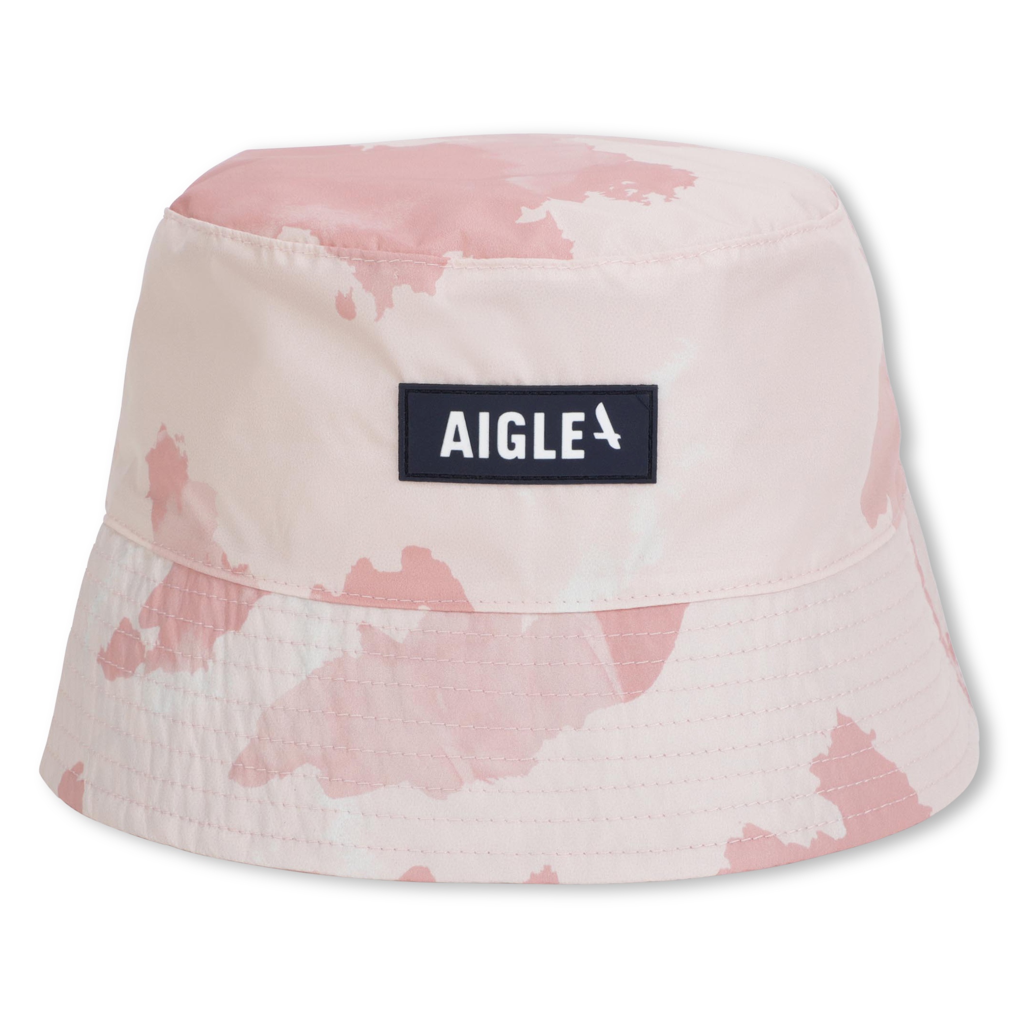 Printed sun hat with label AIGLE for GIRL