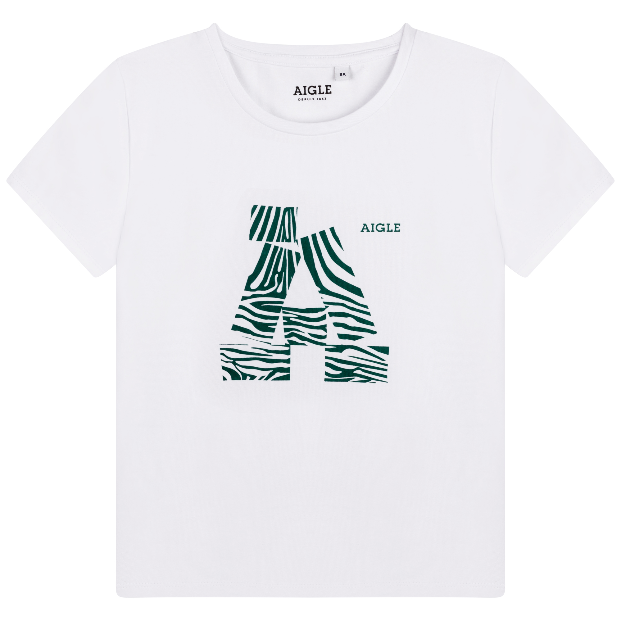 T-shirt van biokatoen AIGLE Voor