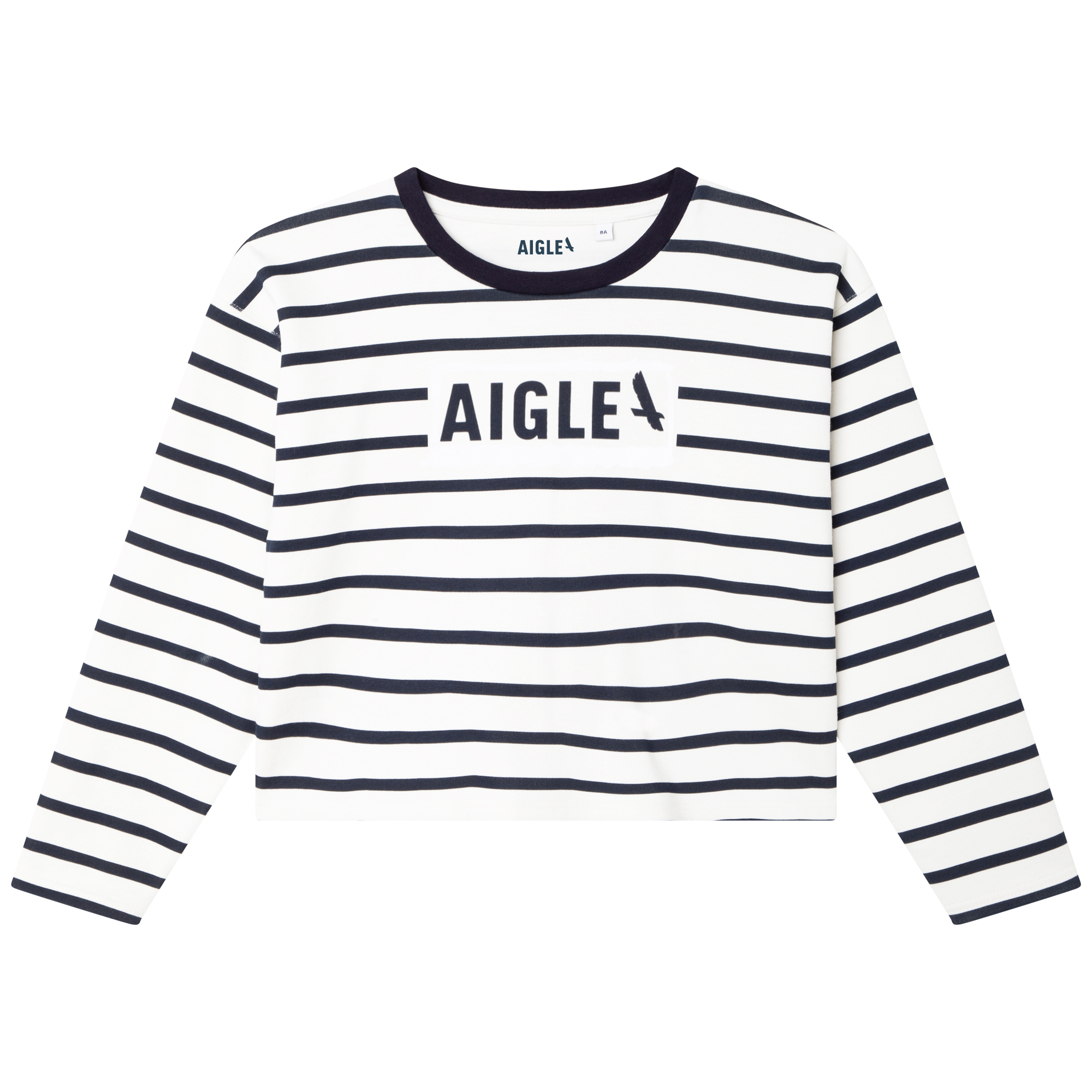 Striped cotton-rich T-shirt AIGLE for GIRL