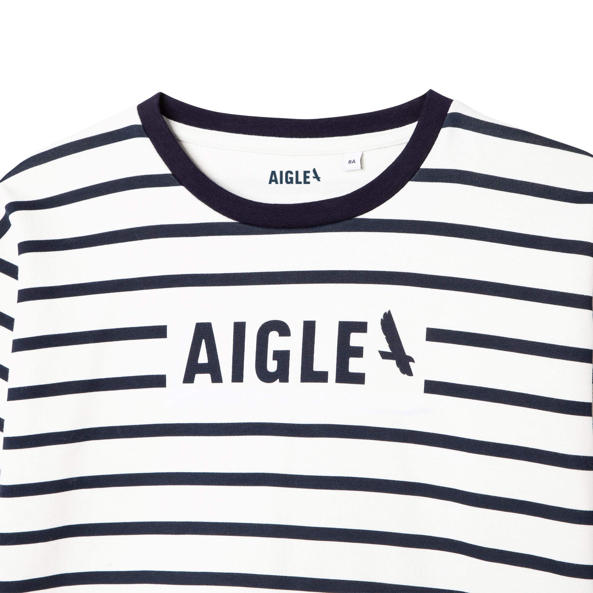 Striped cotton-rich T-shirt AIGLE for GIRL