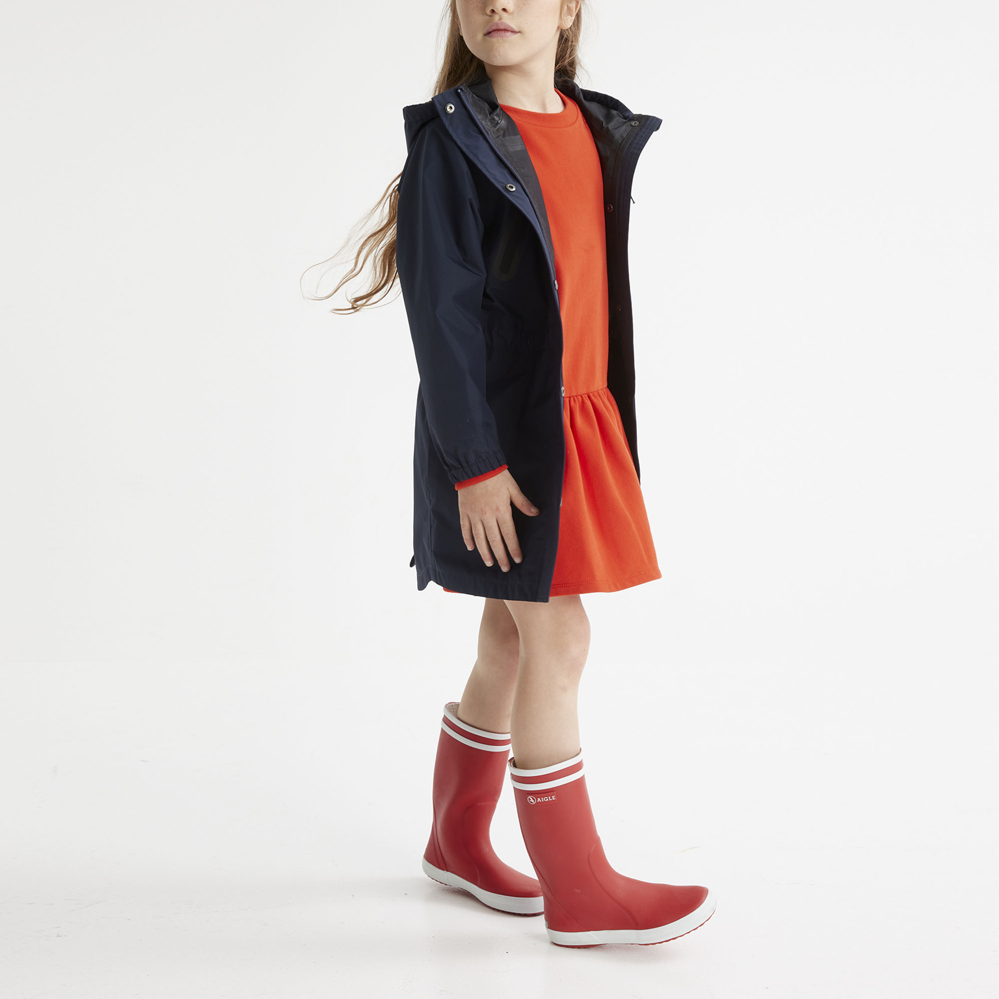 3-layer hooded parka AIGLE for GIRL