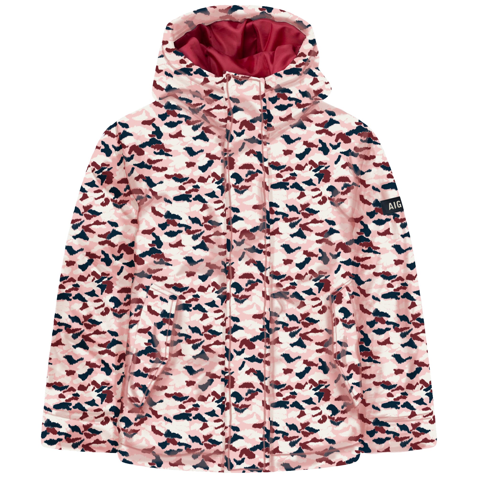 Printed parka with hood AIGLE for GIRL