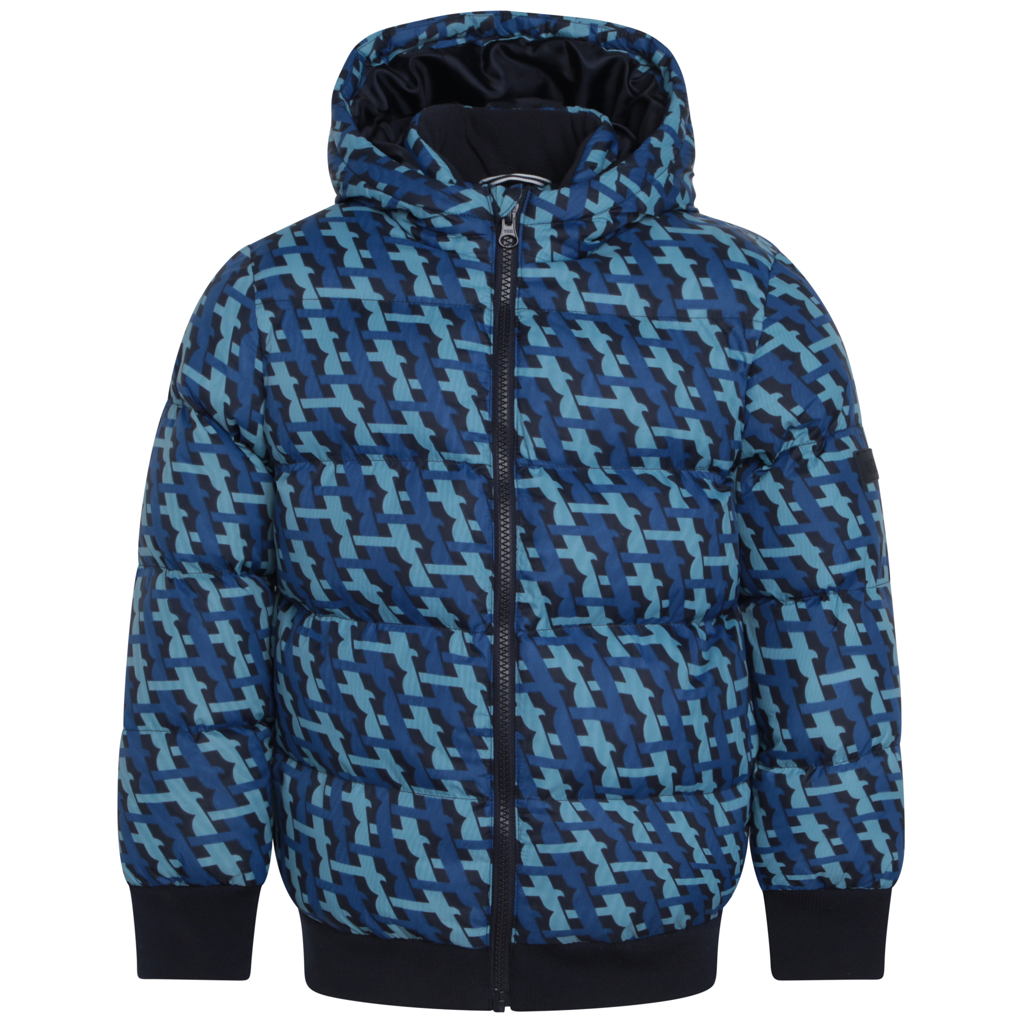 Printed hooded puffer jacket AIGLE for UNISEX