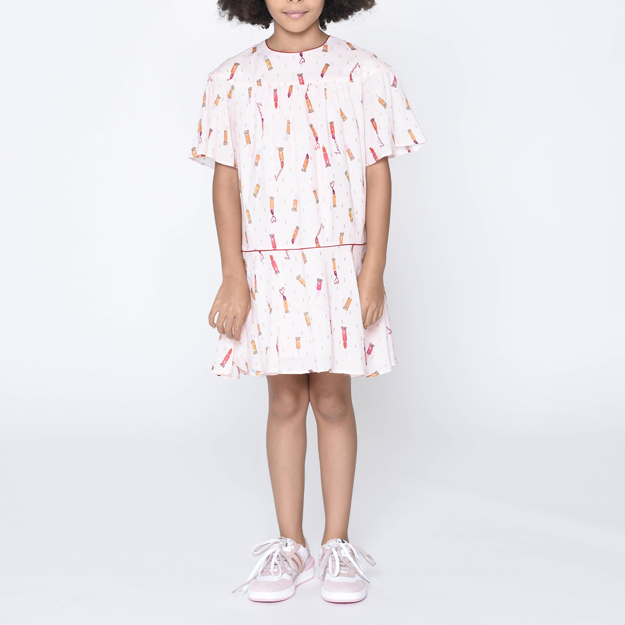 Short-sleeved printed dress LANVIN for GIRL