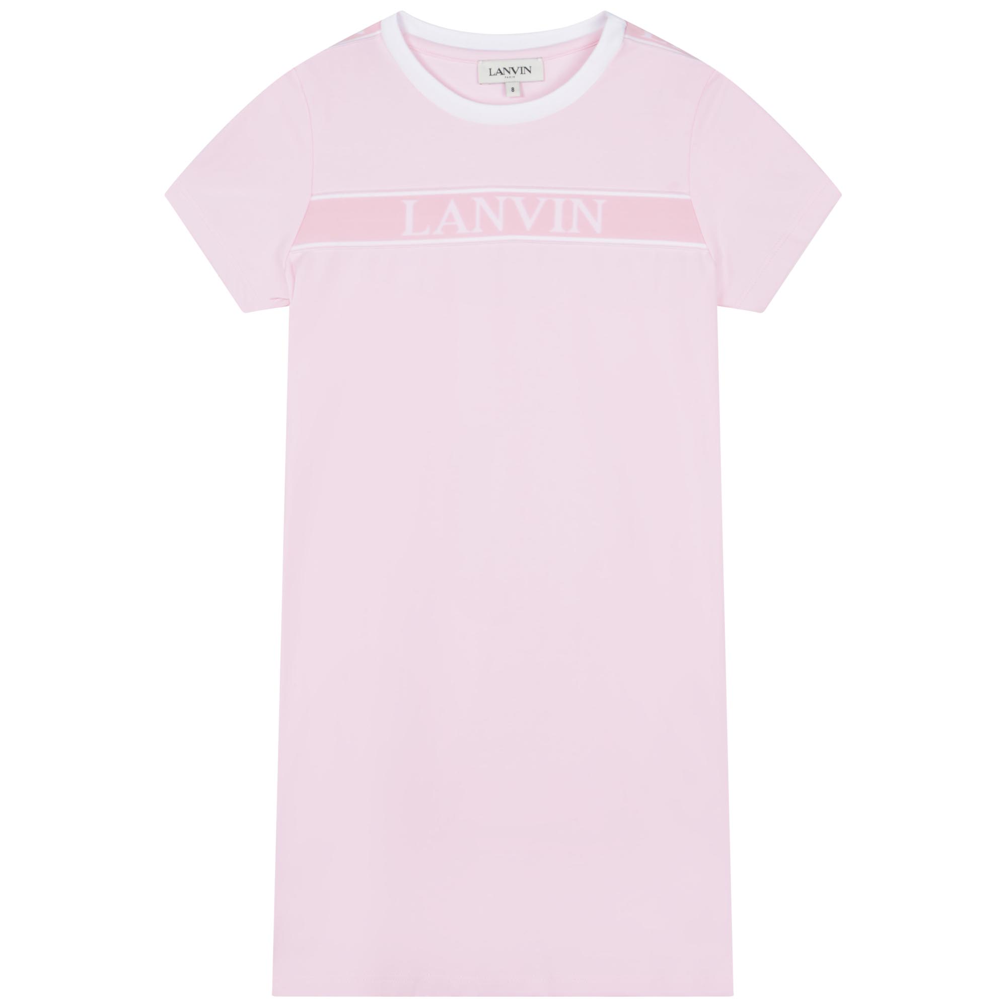 Vestido camiseta de algodón LANVIN para NIÑA
