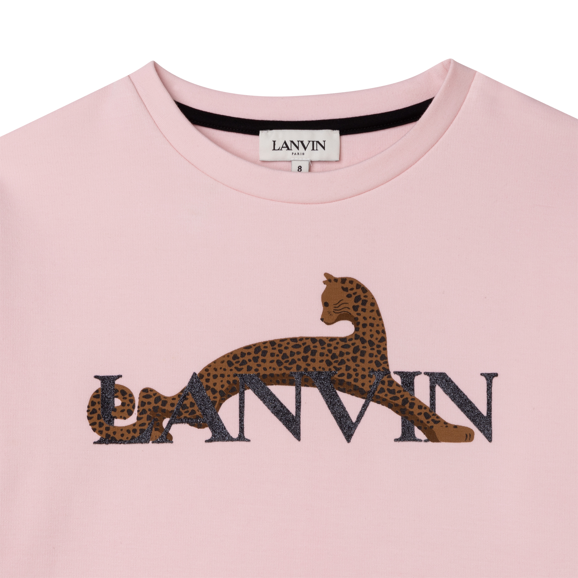 Felpa con logo glitterato LANVIN Per BAMBINA