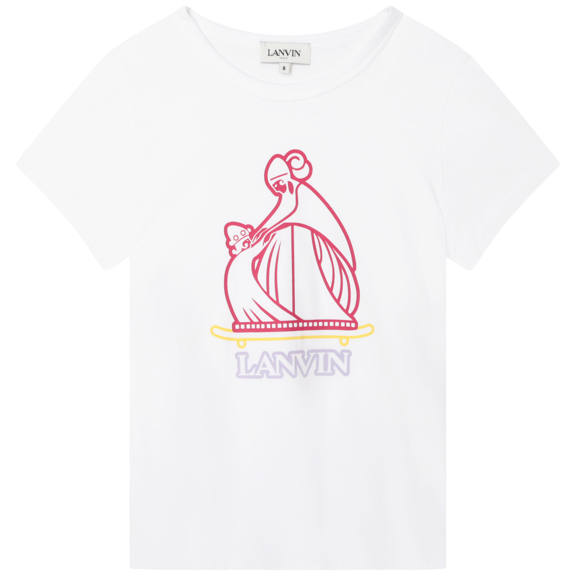 Katoenen T-shirt met print LANVIN Voor