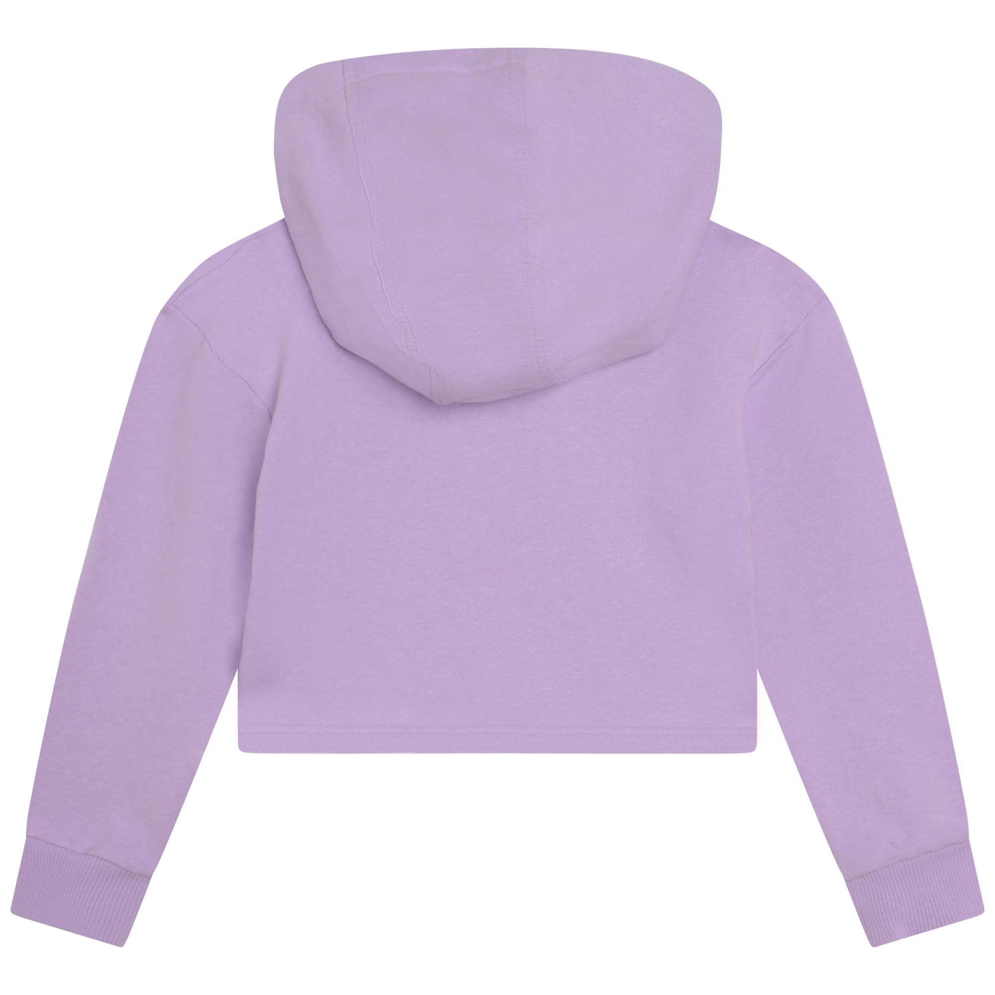 Hooded cotton sweatshirt LANVIN for GIRL