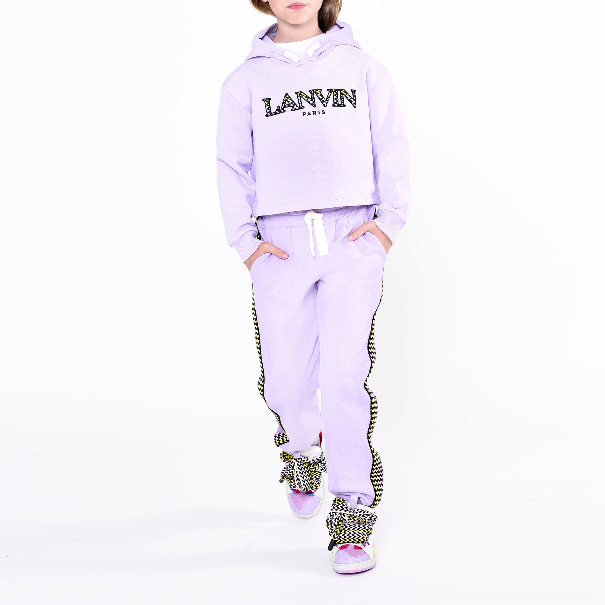 Sweat-shirt à capuche LANVIN pour FILLE