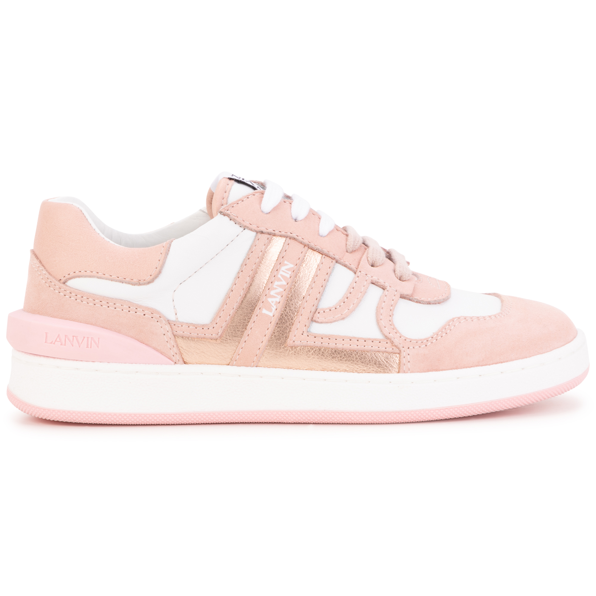 Low-top leather trainers LANVIN for GIRL