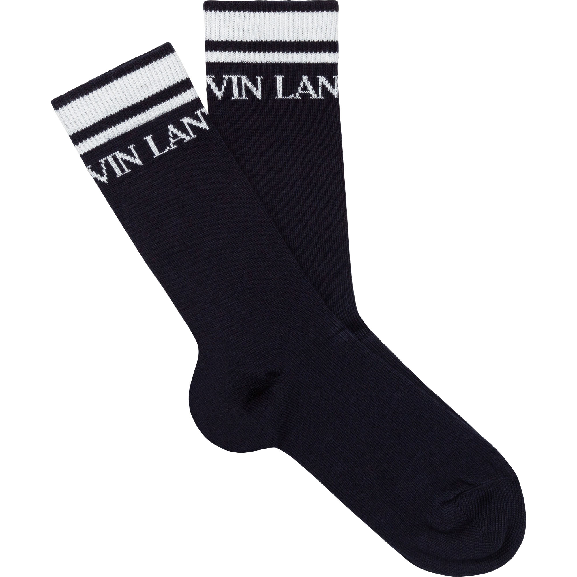 Tweekleurige sokken van tricot LANVIN Voor
