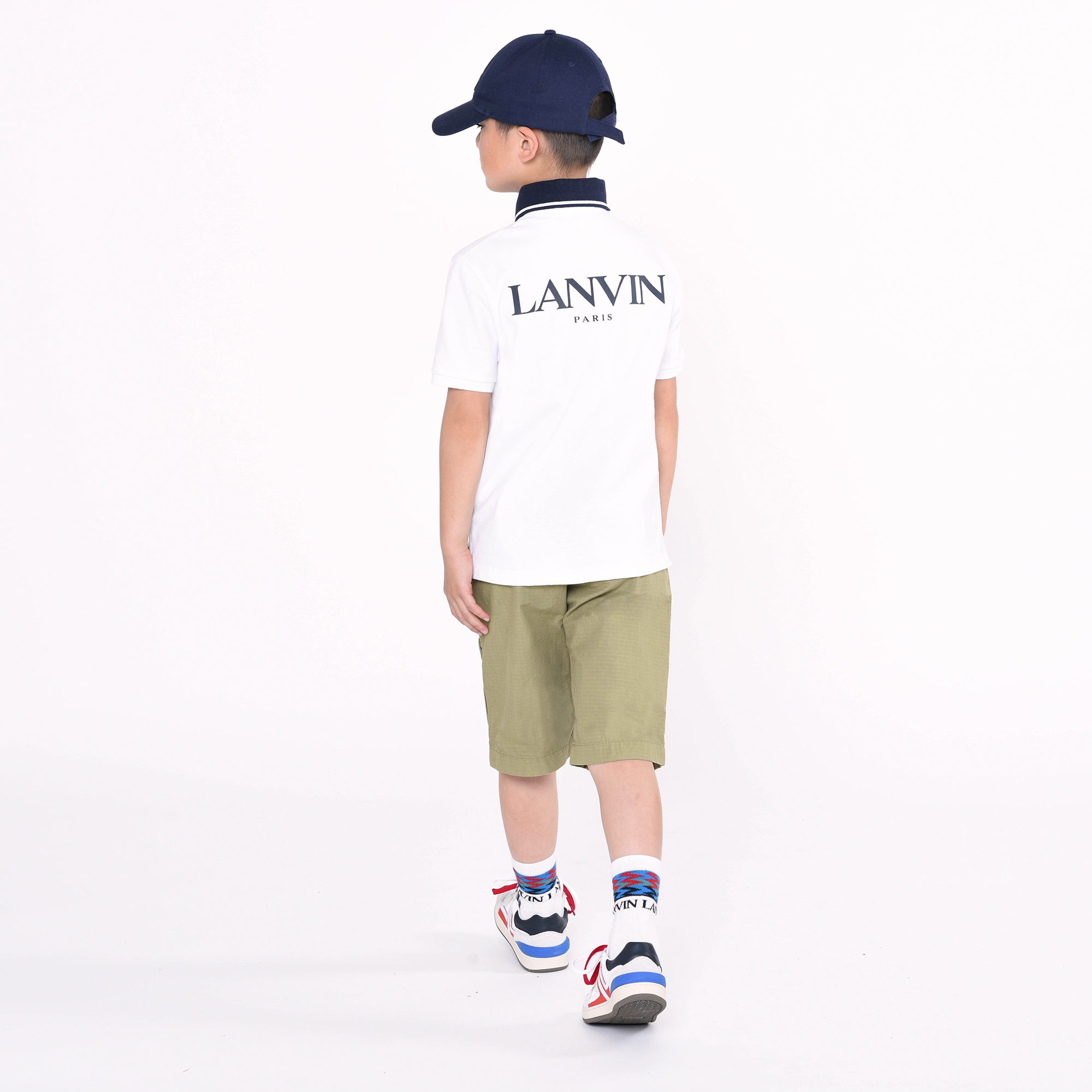 Bermuda ceinturé en coton LANVIN pour GARCON