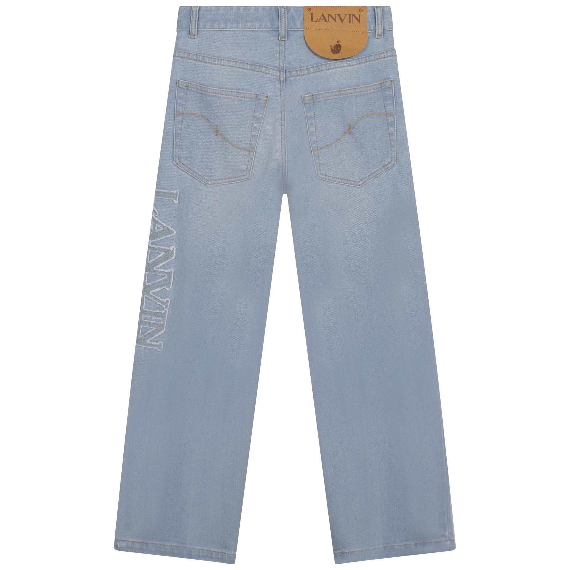 5-pocket cotton jeans LANVIN for BOY