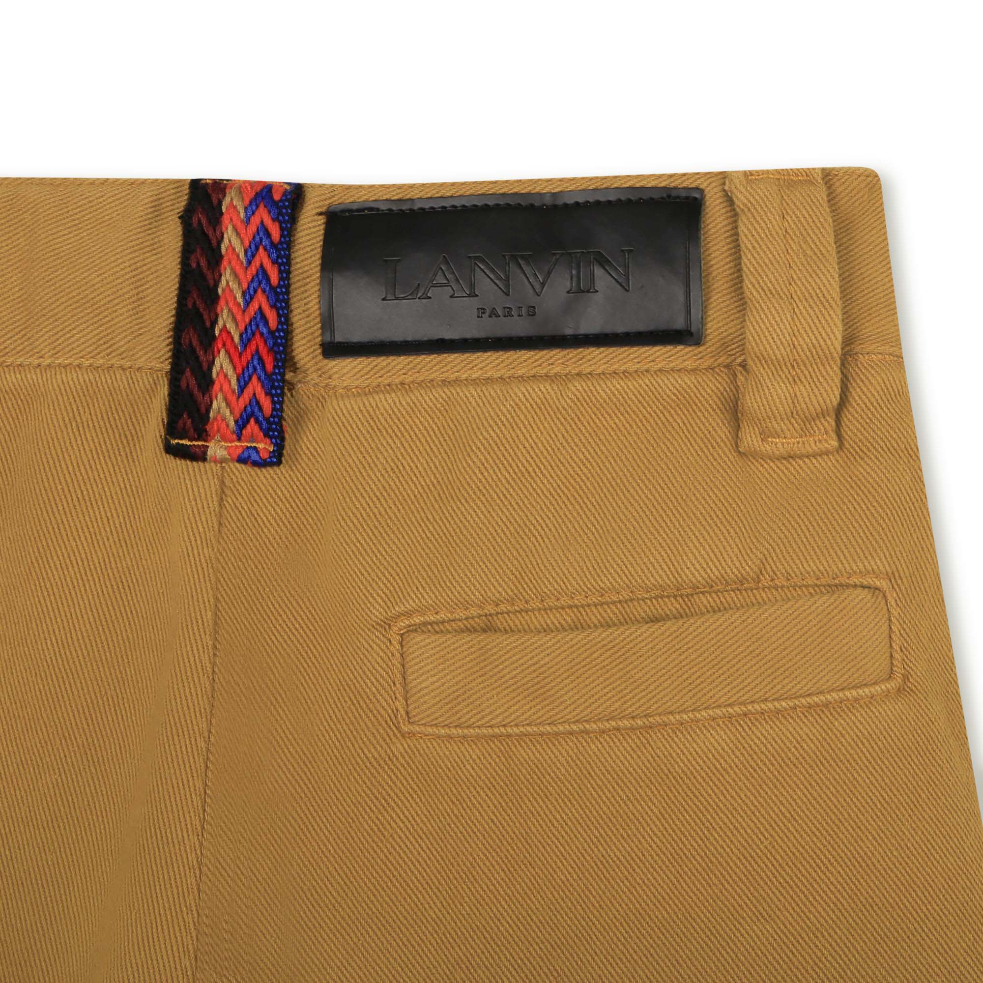 Pantalon avec tresses colorées LANVIN pour GARCON
