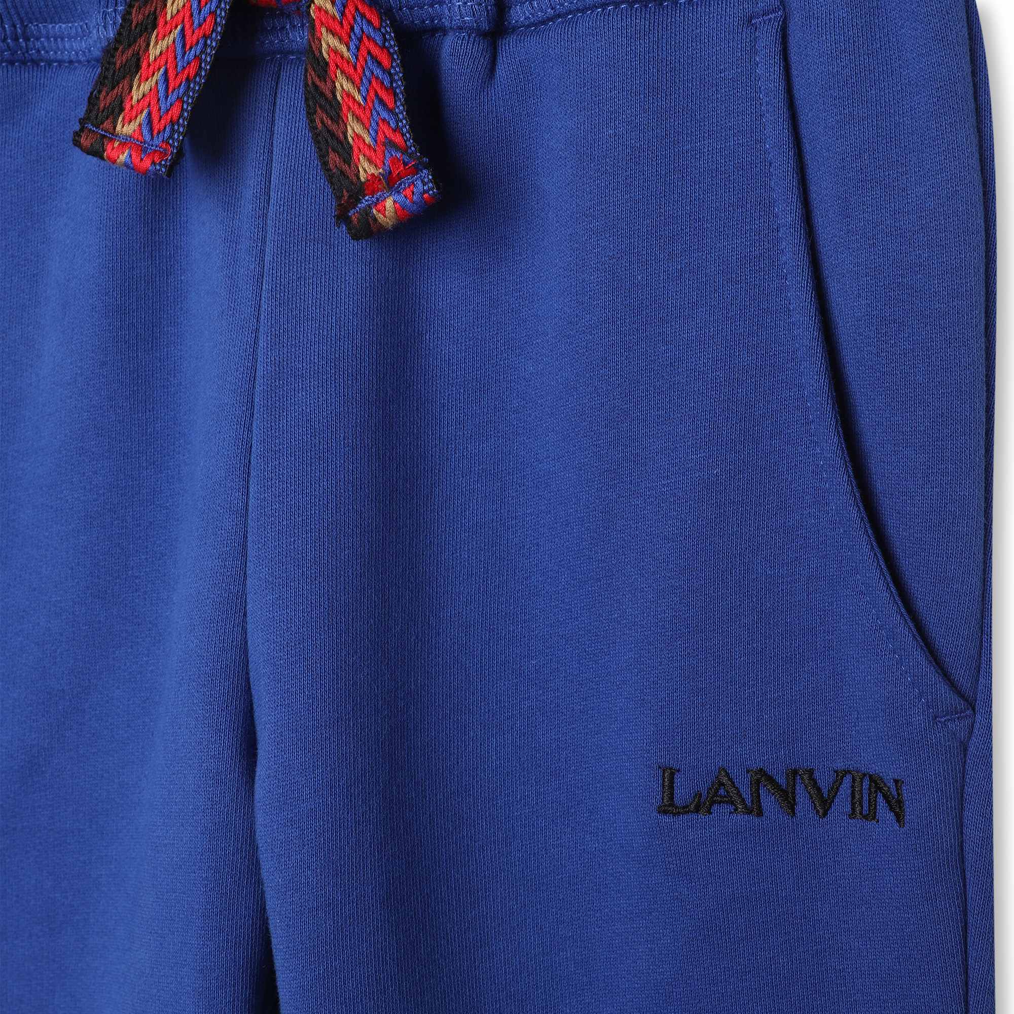 Drawstring fleece trousers LANVIN for BOY