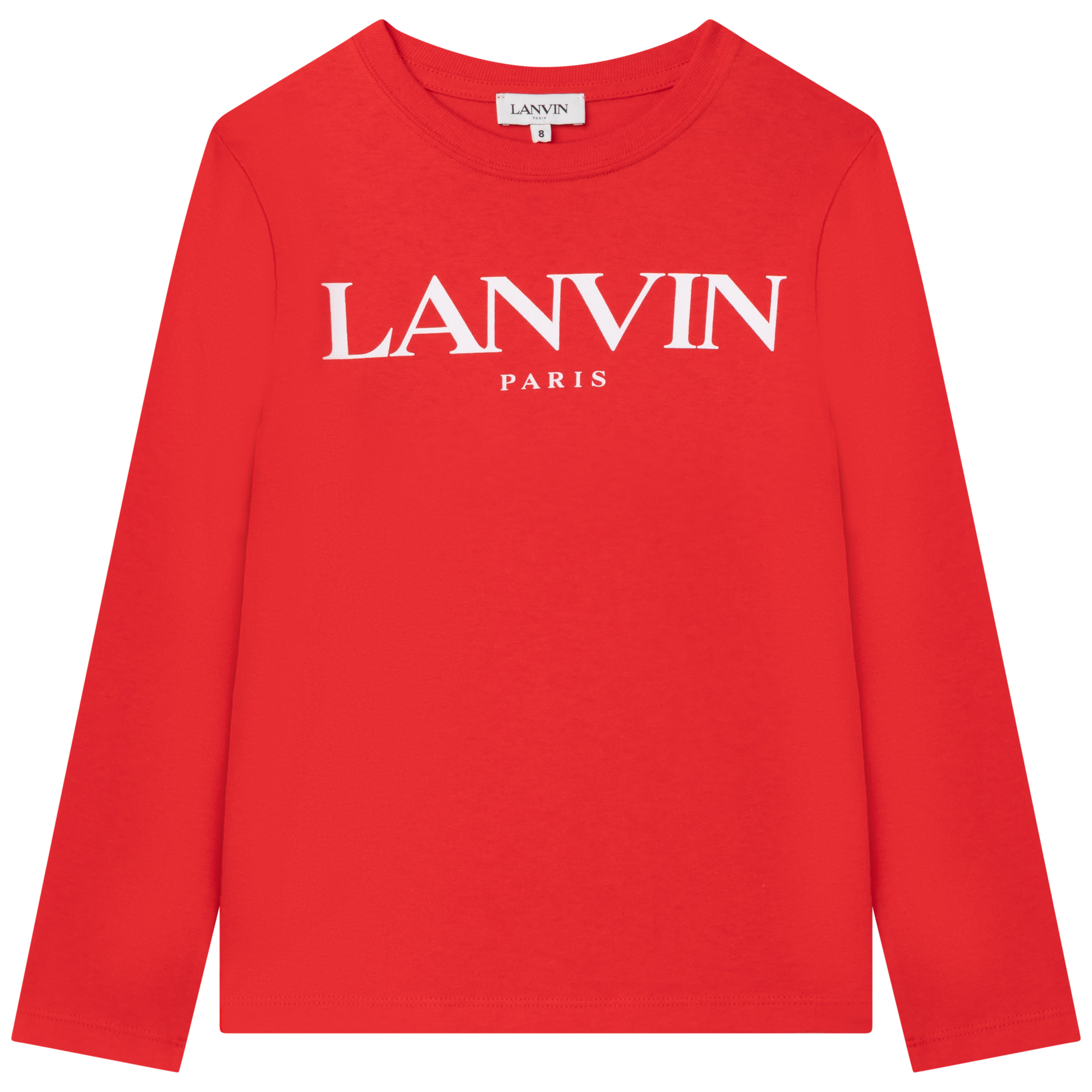 LANVIN T-shirt en jersey coton GARCON 5A Rouge