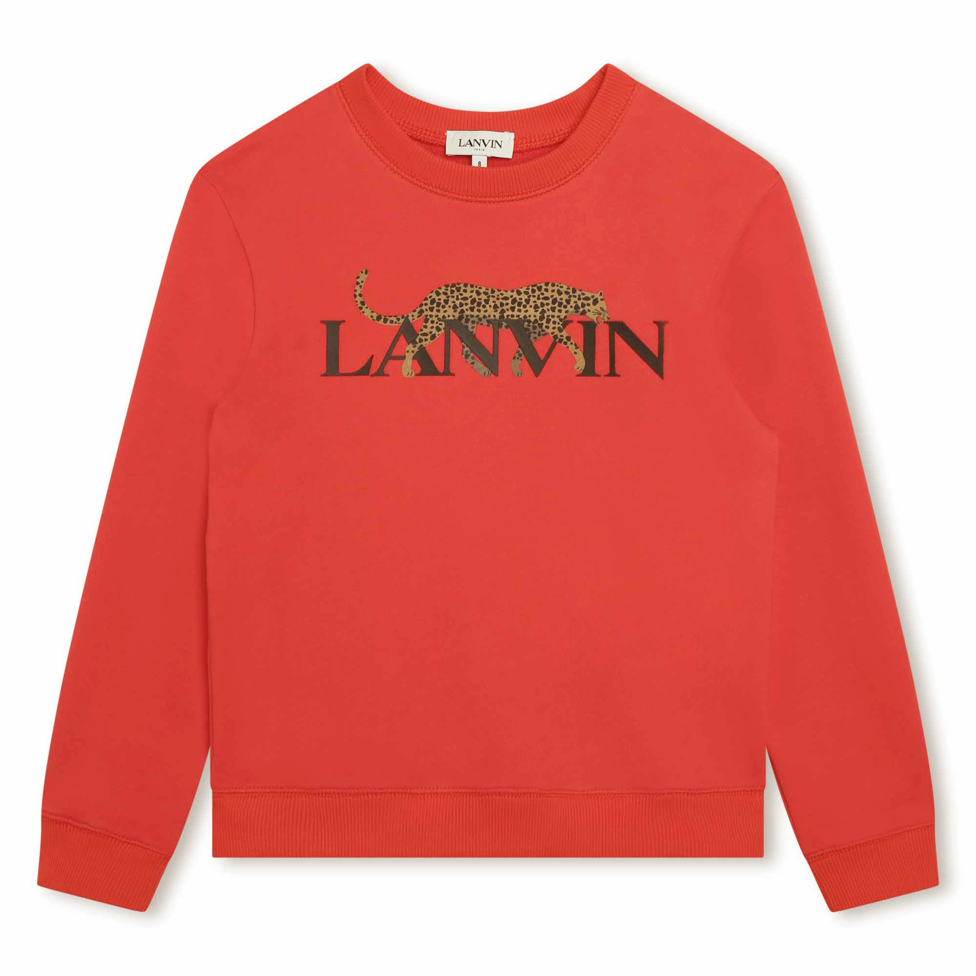 Fleece sweatshirt with logo LANVIN for BOY