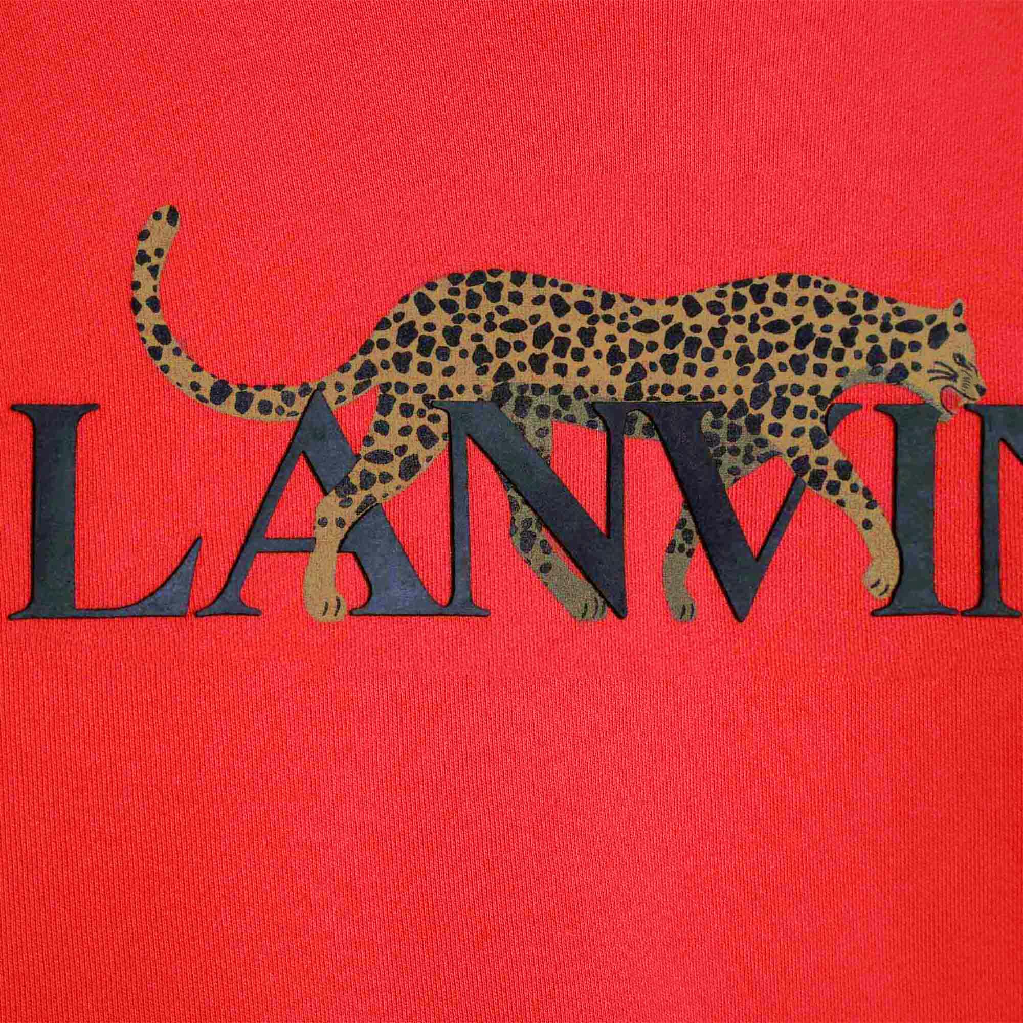 Sweat-shirt en molleton logo LANVIN pour GARCON