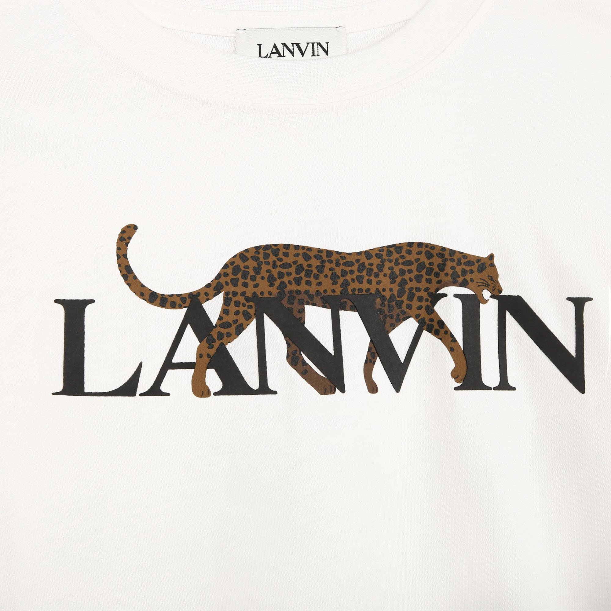 T-shirt met 'Hobo Cat'-print LANVIN Voor