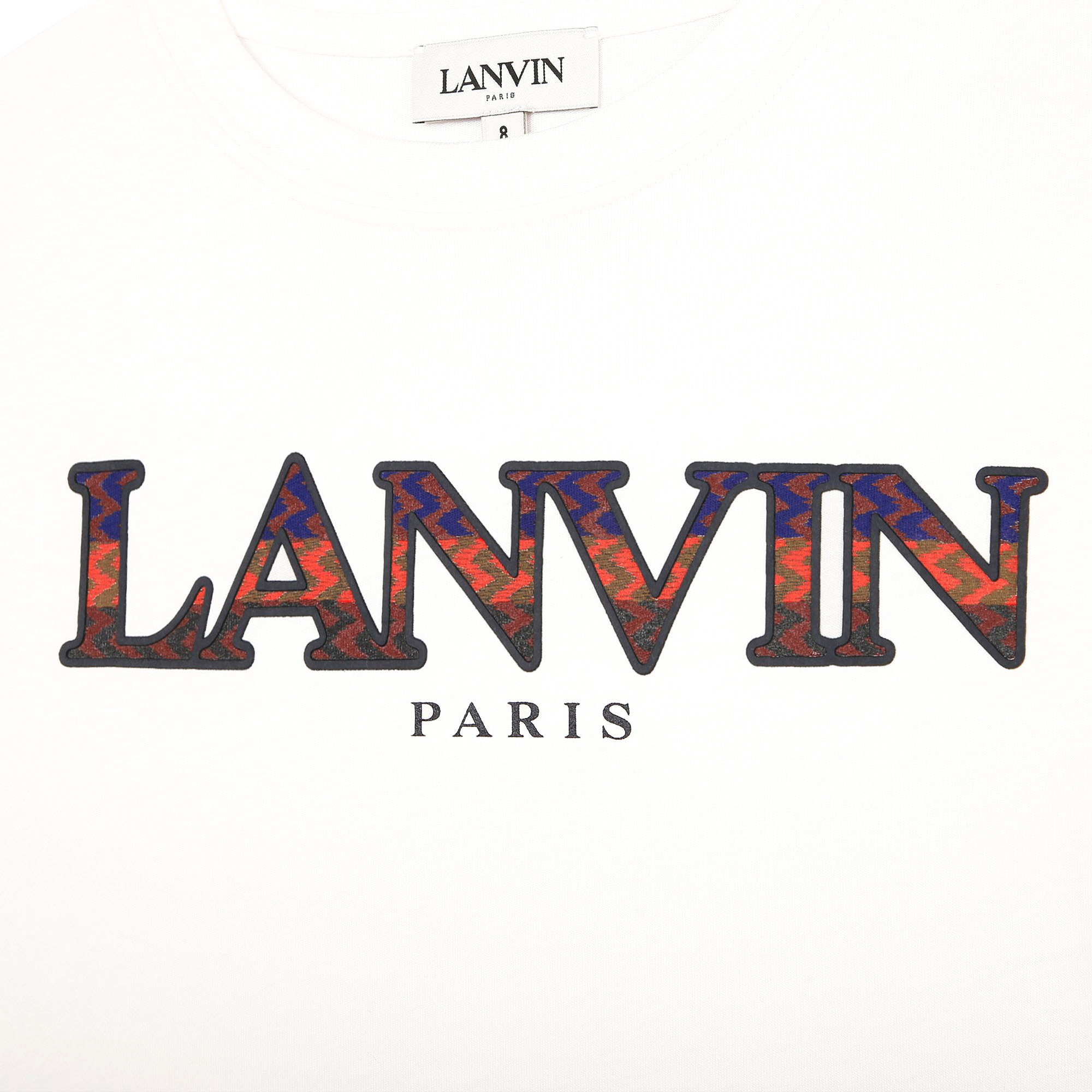 T-shirt imprimé logo coloré LANVIN pour GARCON