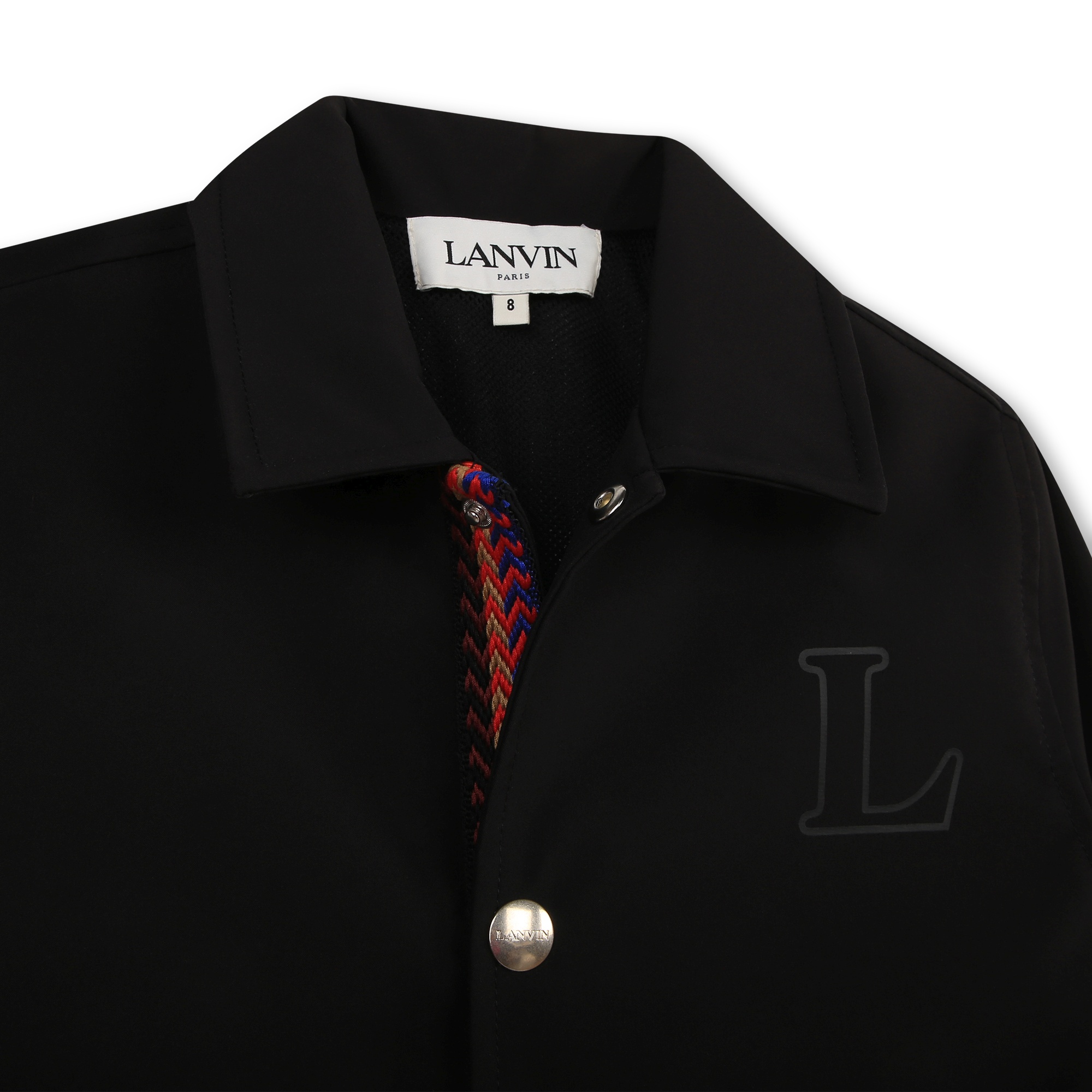 Button-up jacket with logo LANVIN for BOY
