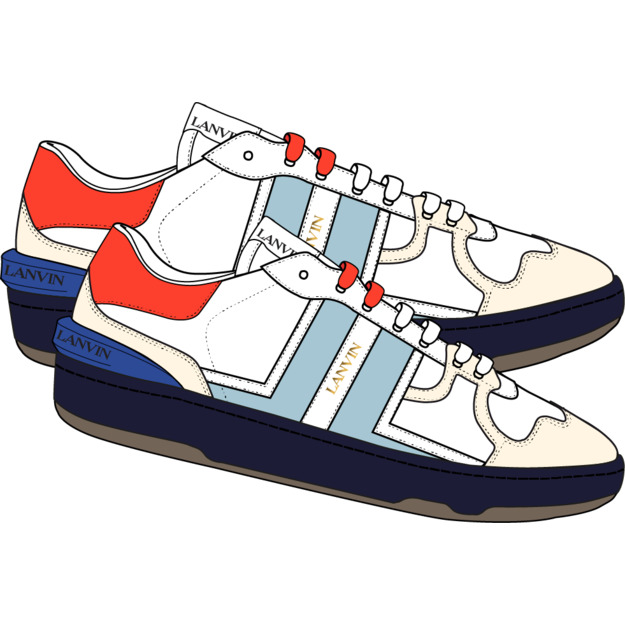 Low-top lace-up sneakers LANVIN for BOY