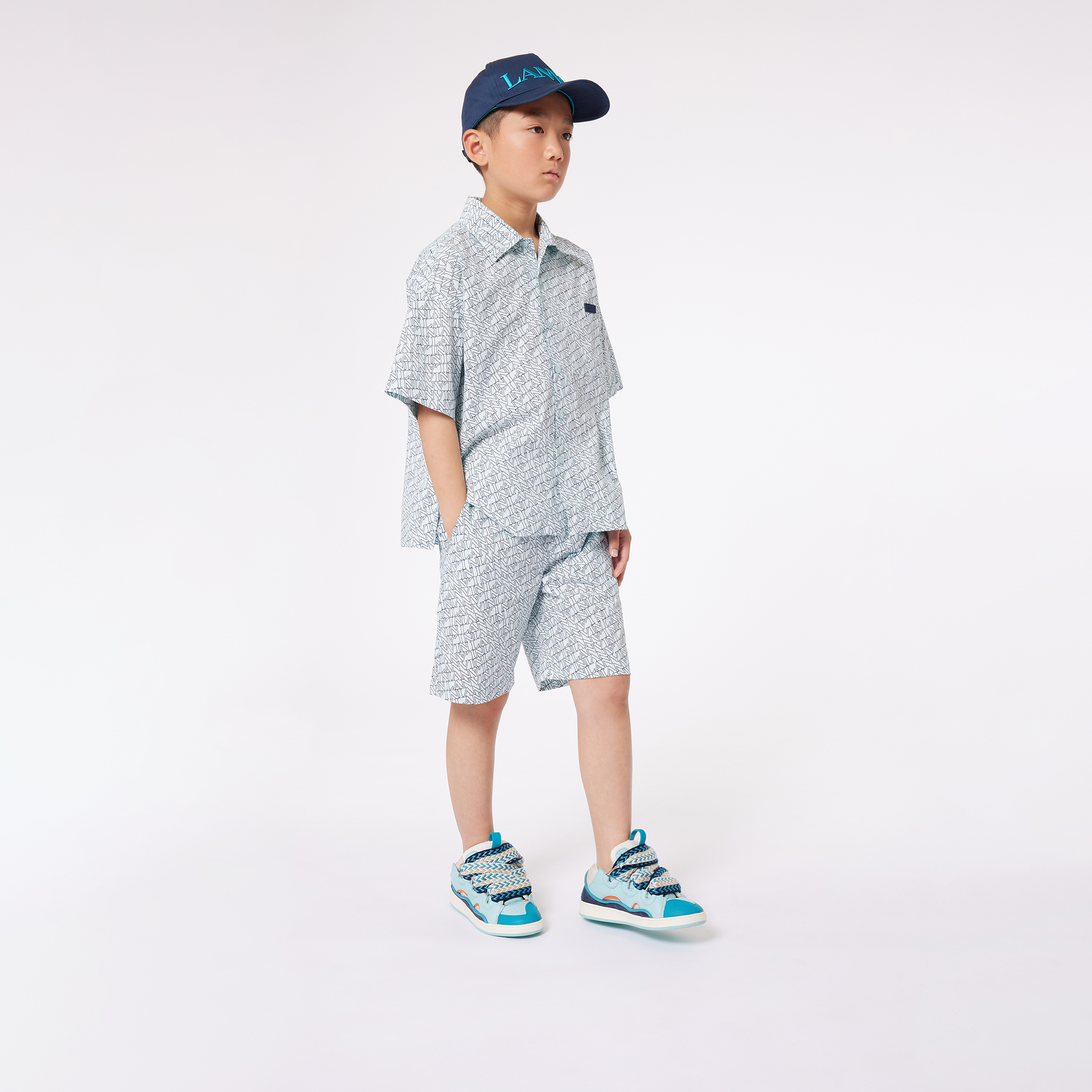Embroidered cotton cap LANVIN for BOY