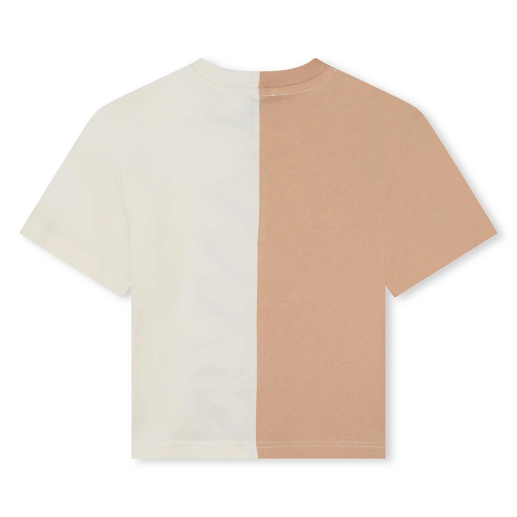Cotton two-colour T-shirt LANVIN for BOY