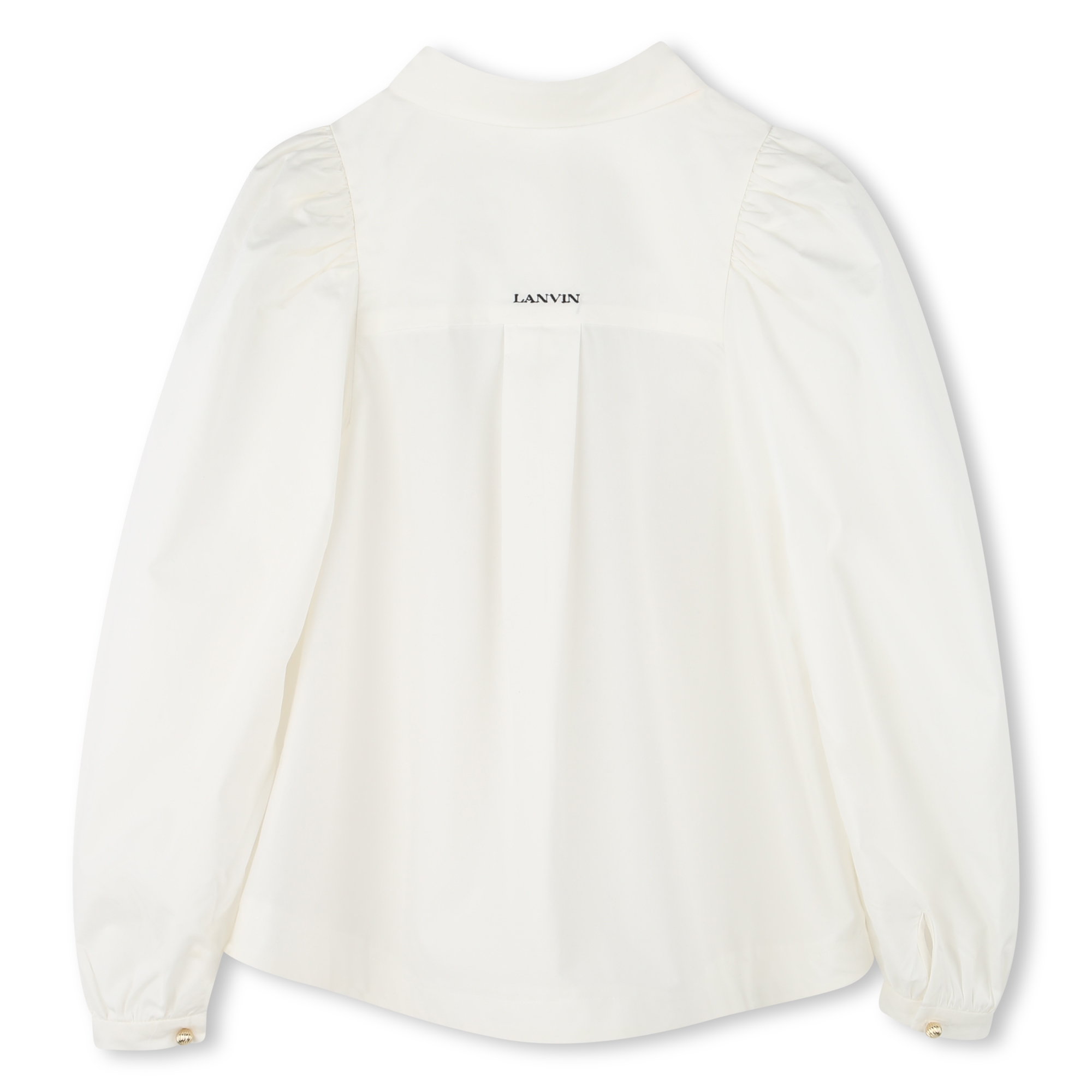 Sequined poplin shirt LANVIN for GIRL