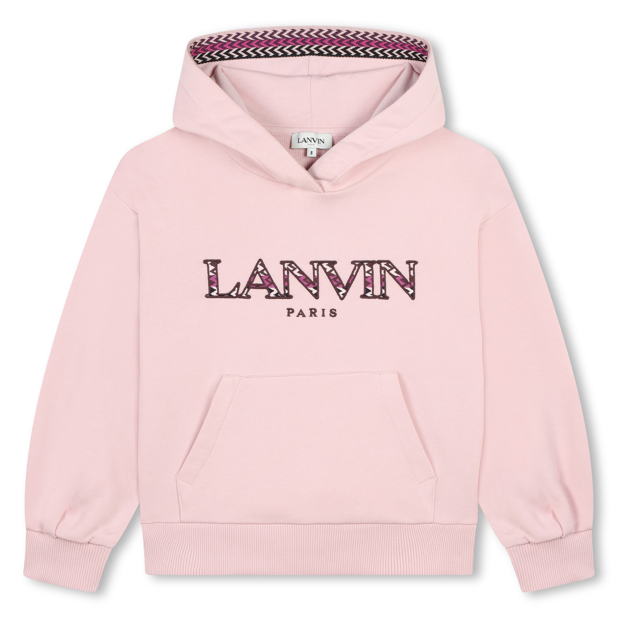 Embroidered hooded sweatshirt LANVIN for GIRL