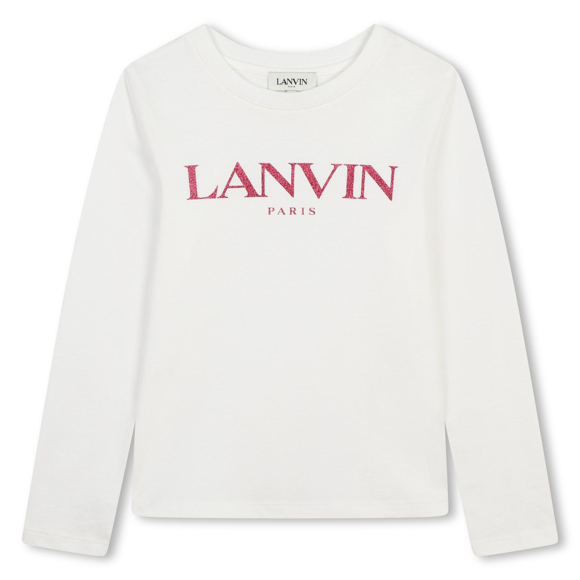 T-shirt met logo LANVIN Voor