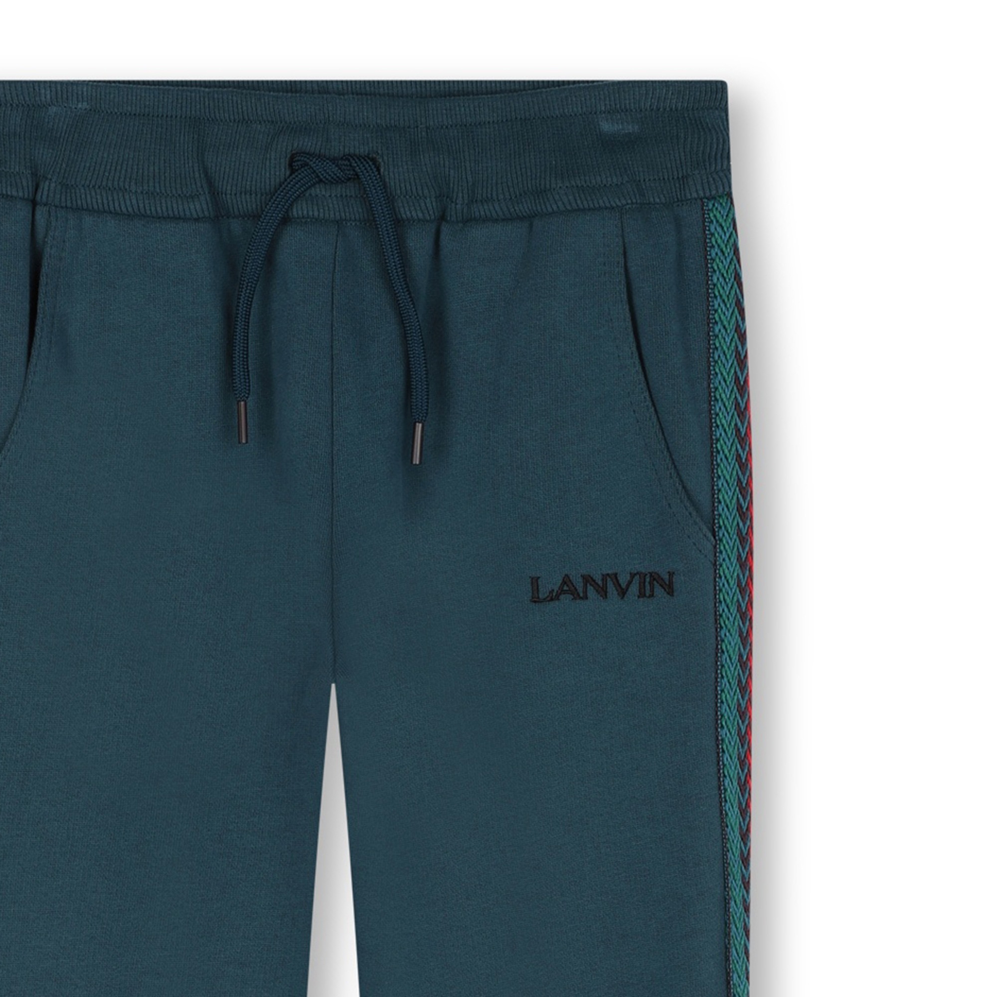 Jogging trousers with trim LANVIN for BOY