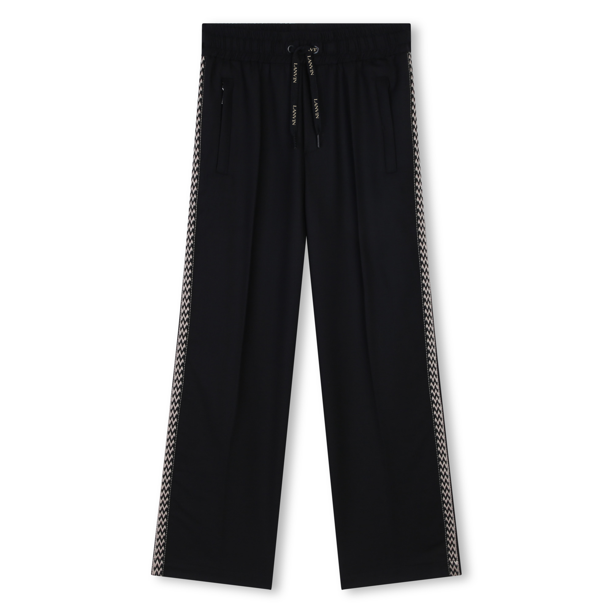 Formal trousers with trim LANVIN for BOY