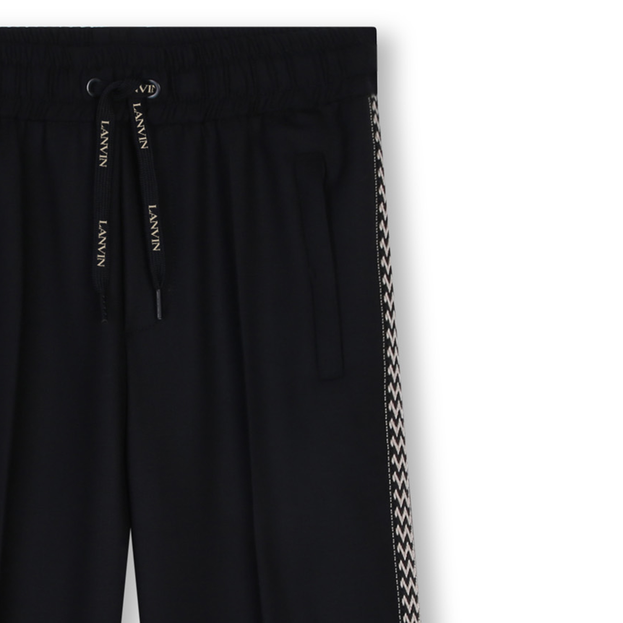 Formal trousers with trim LANVIN for BOY