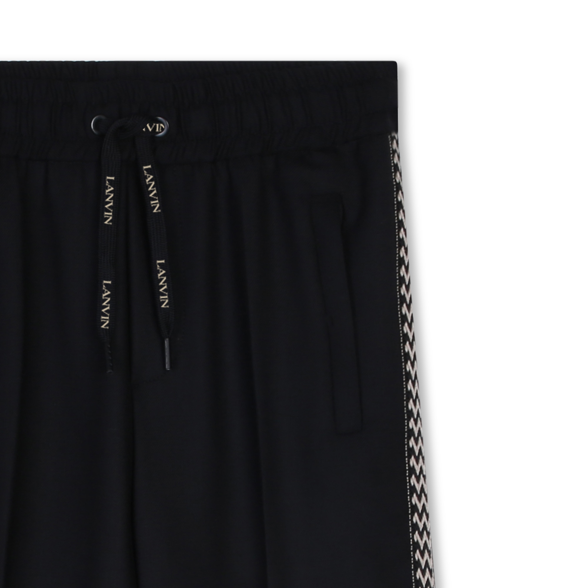 Formal trousers with trim LANVIN for BOY