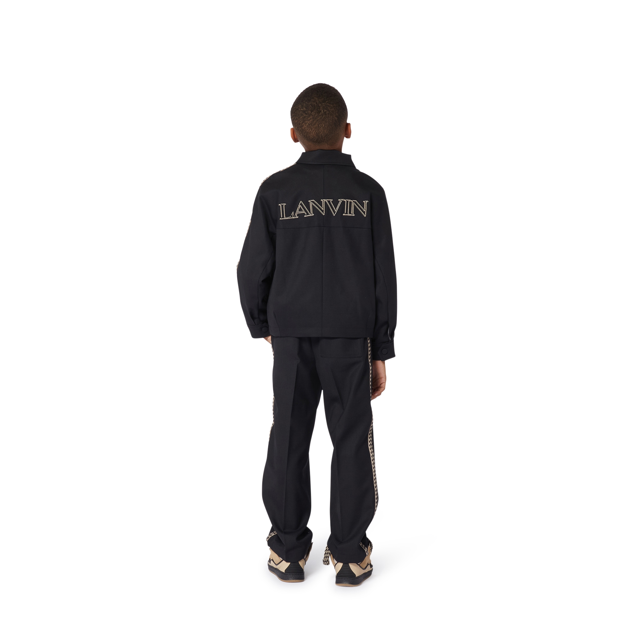 Formal trousers with trim LANVIN for BOY