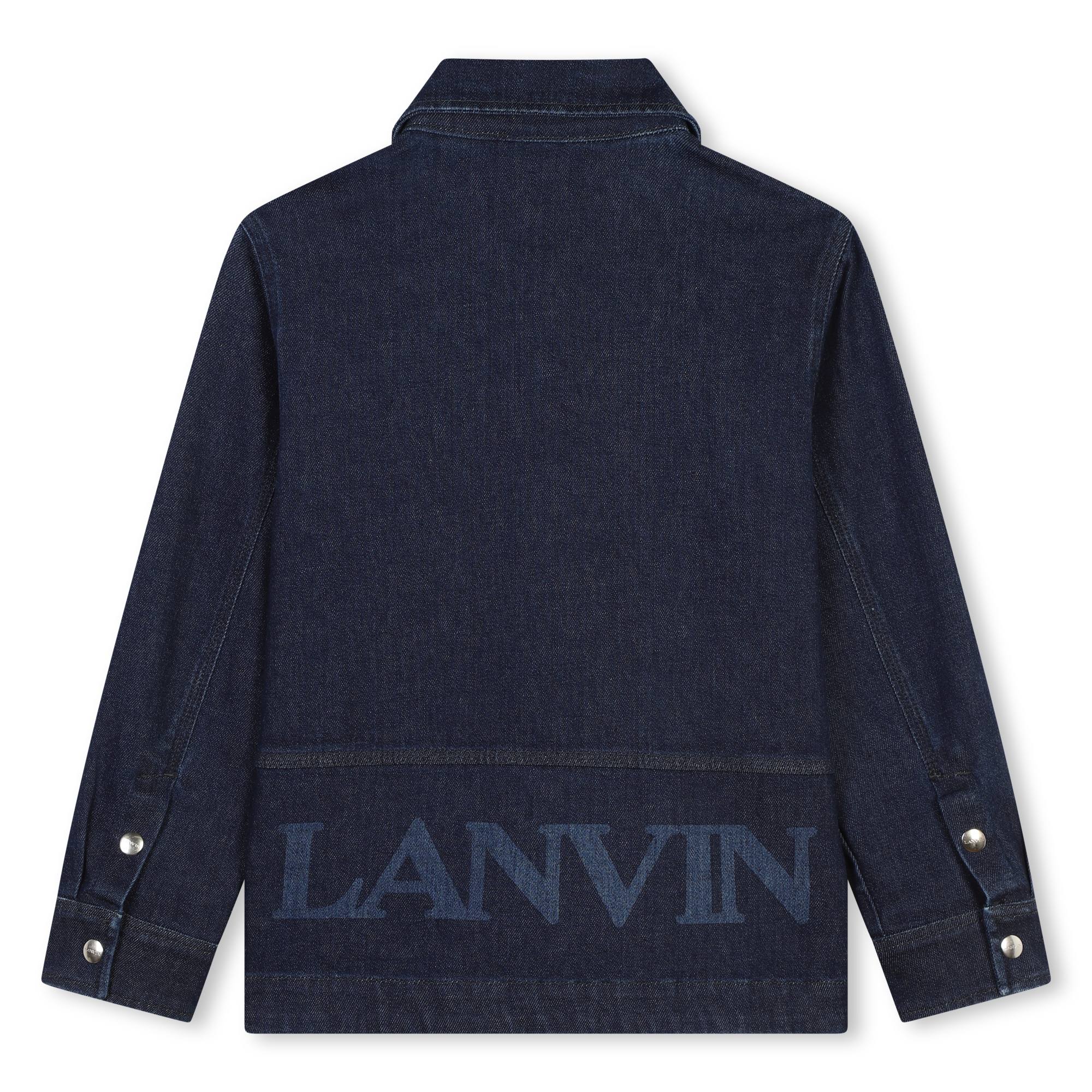 Surchemise en jean avec logo LANVIN pour GARCON