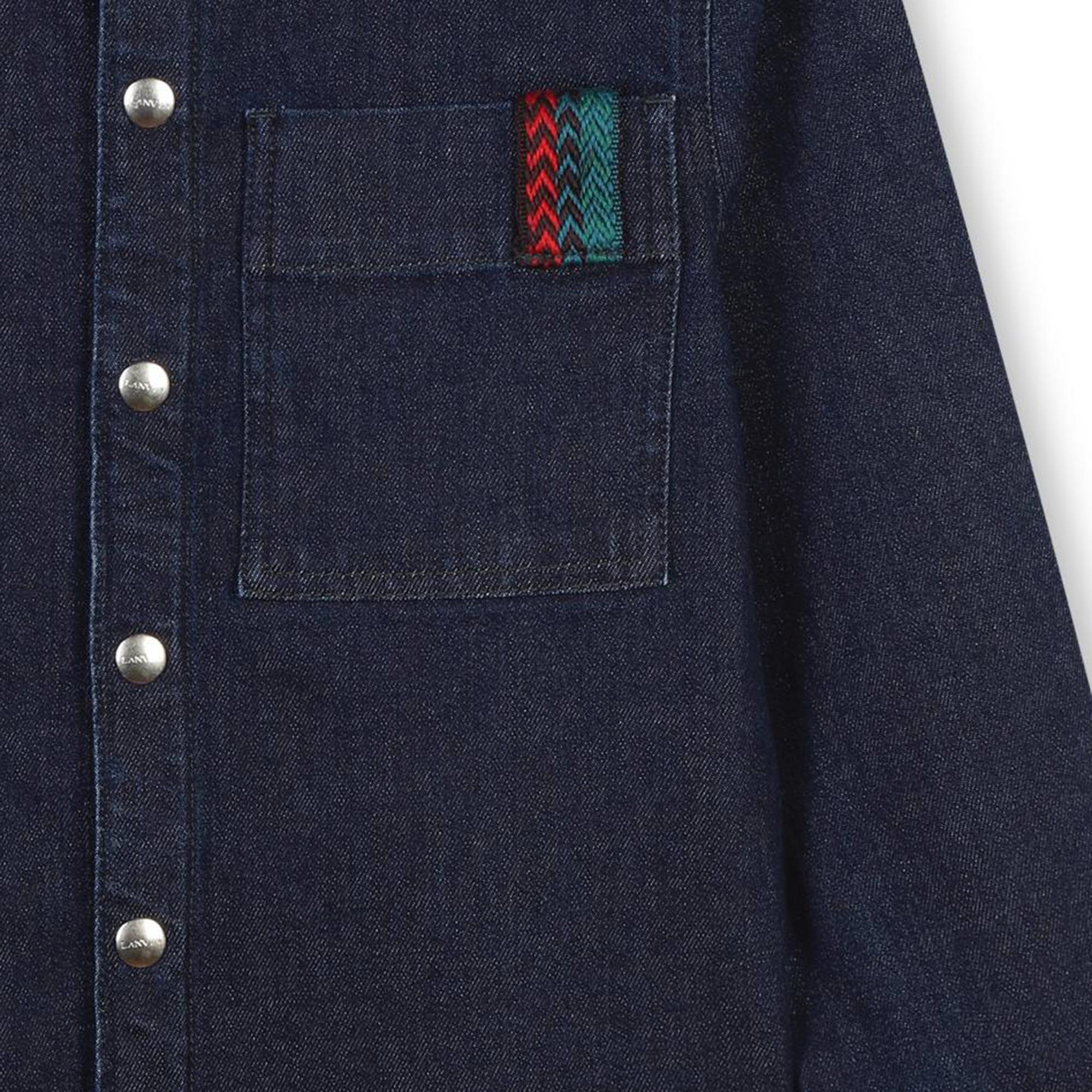 Surchemise en jean avec logo LANVIN pour GARCON