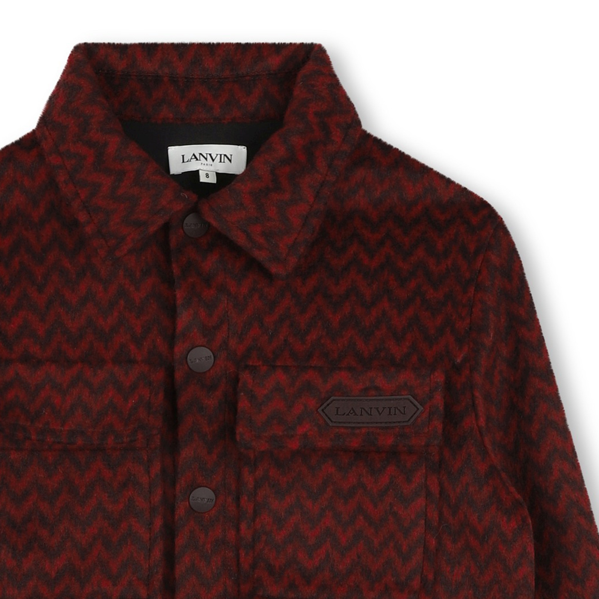 Printed fleece shirt jacket LANVIN for BOY