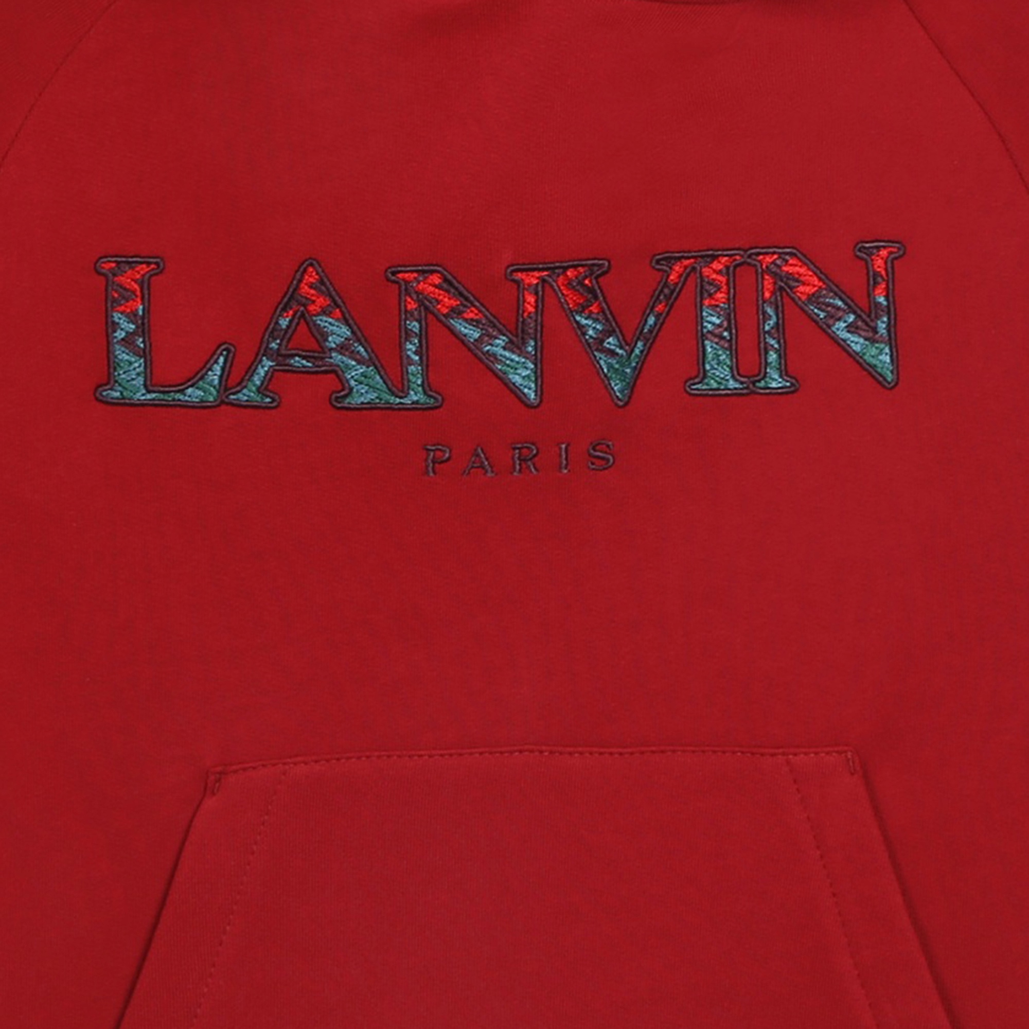 Embroidered logo sweatshirt LANVIN for BOY