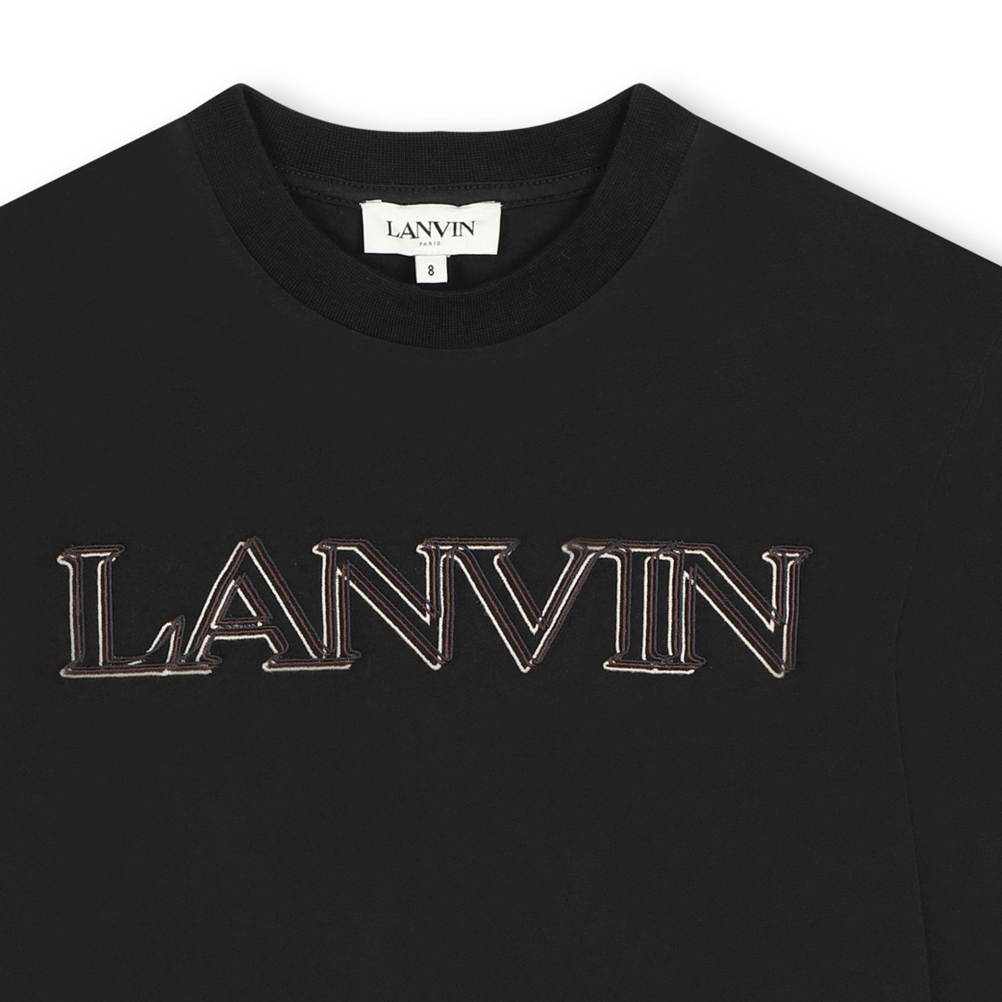 Embroidered logo T-shirt LANVIN for BOY