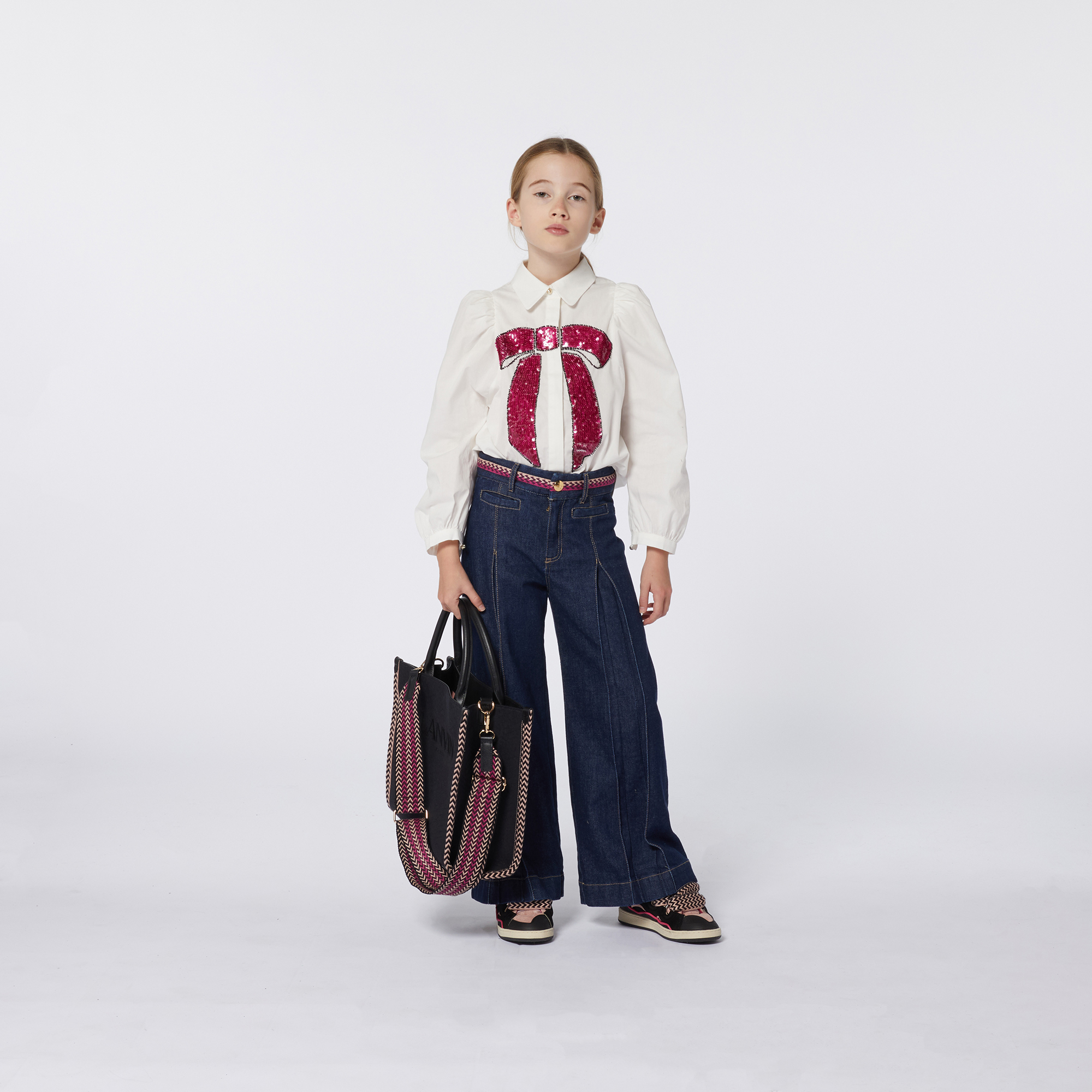 Borsa shopper in misto cotone LANVIN Per BAMBINA