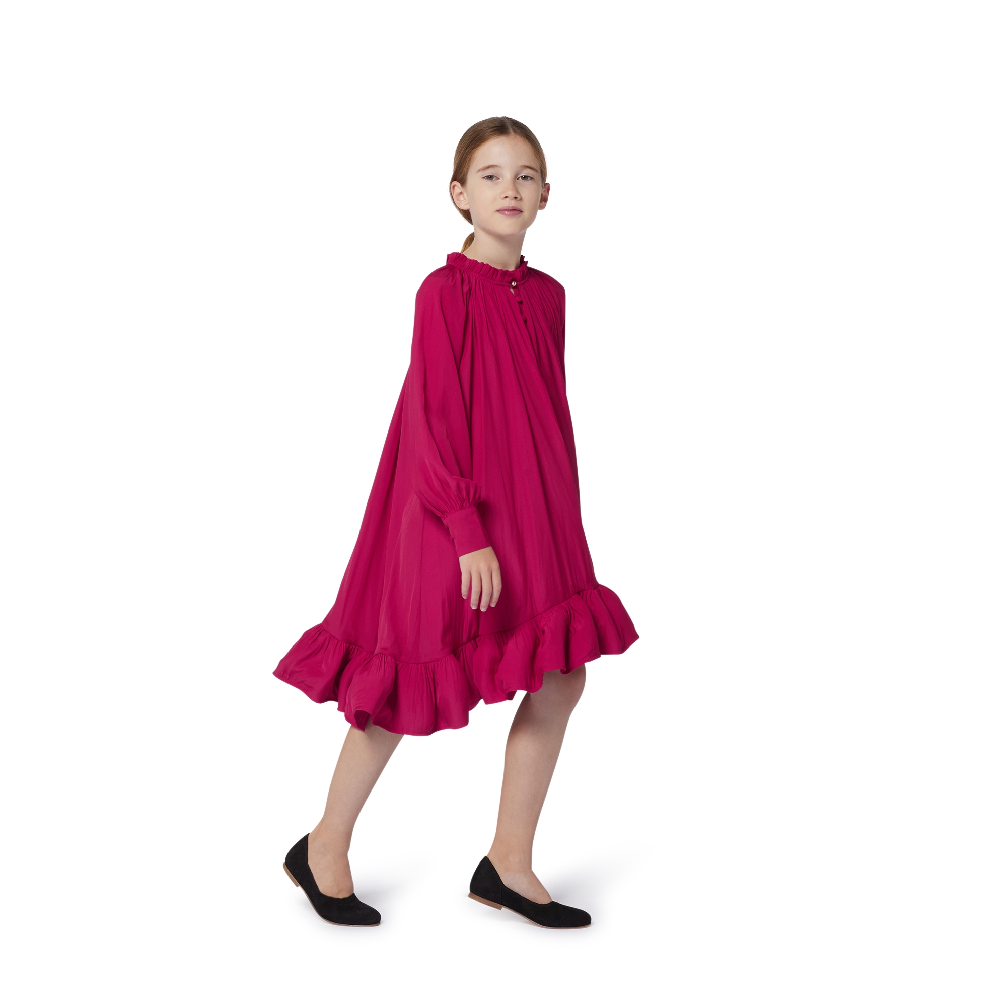 Robe de cérémonie avec volant LANVIN pour FILLE