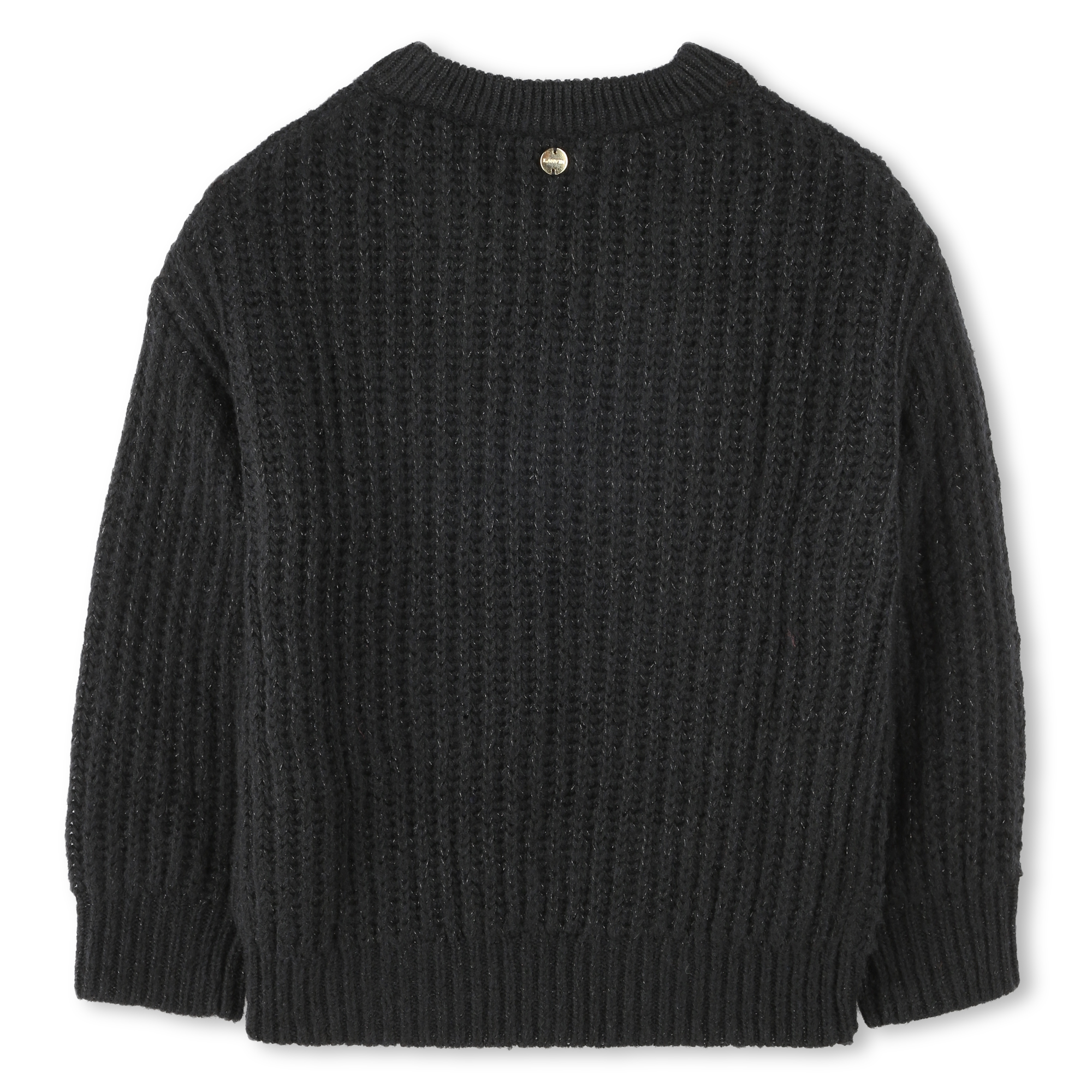 Embroidered knit V-neck jumper LANVIN for GIRL