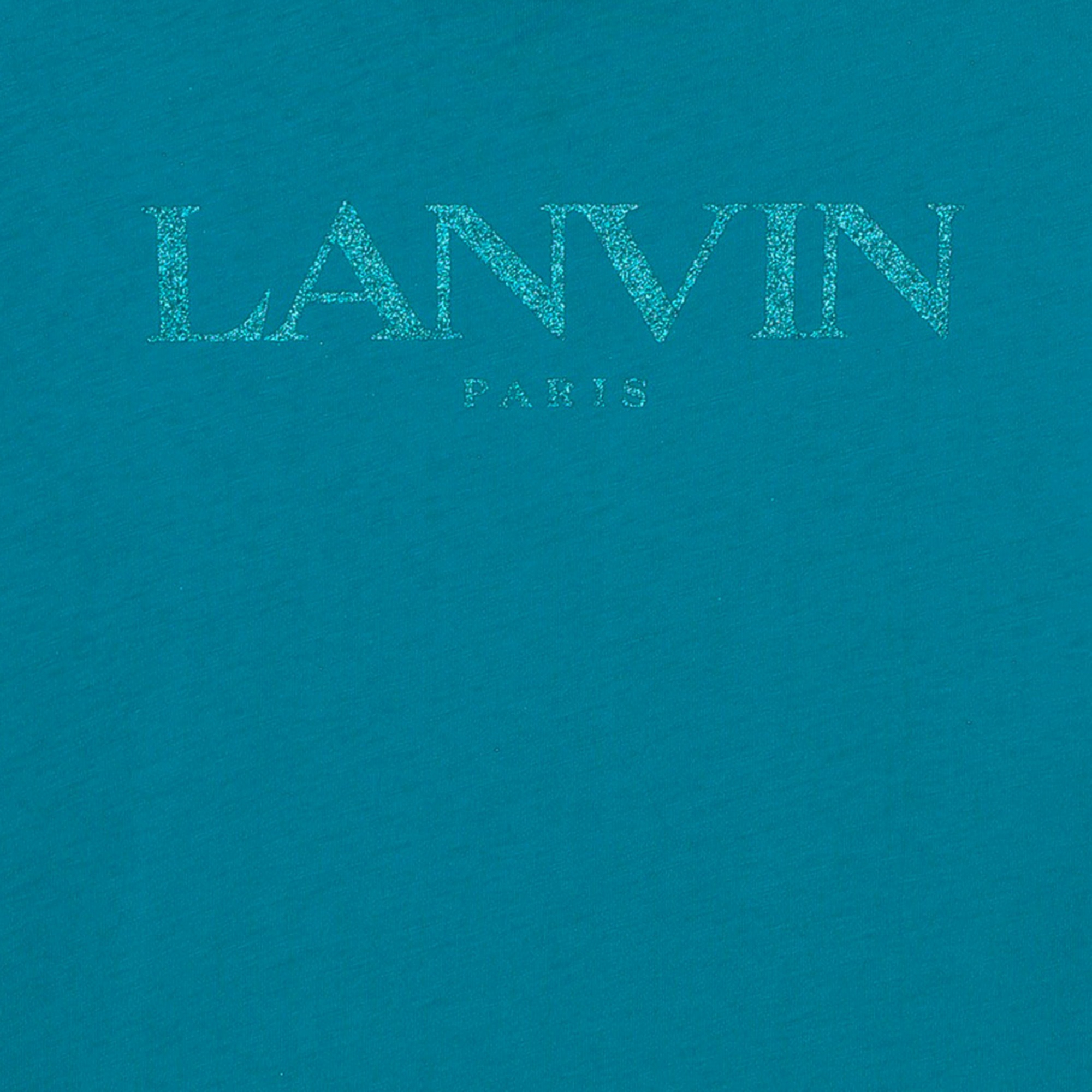 Katoenen T-shirt korte mouwen LANVIN Voor