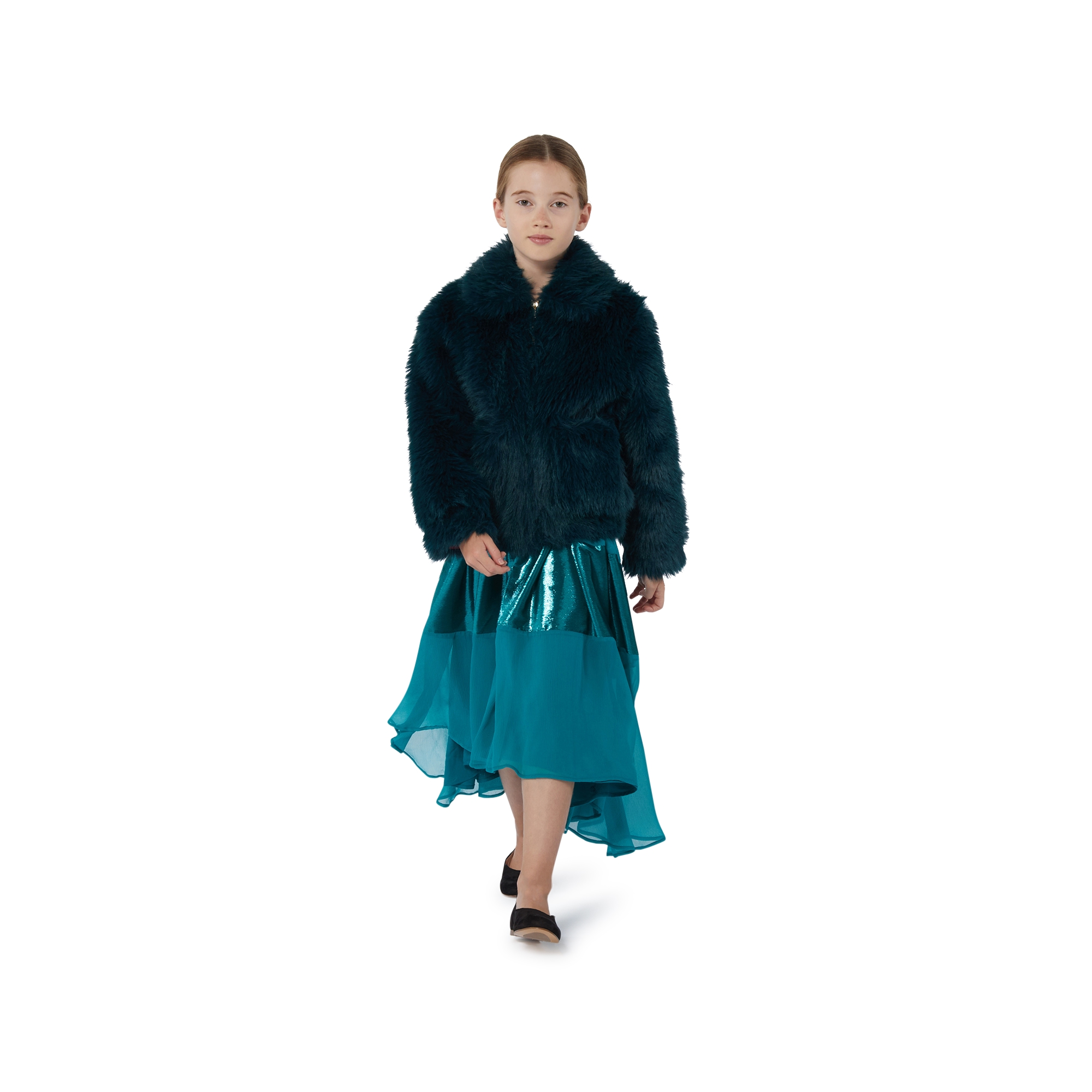 Faux fur jacket LANVIN for GIRL